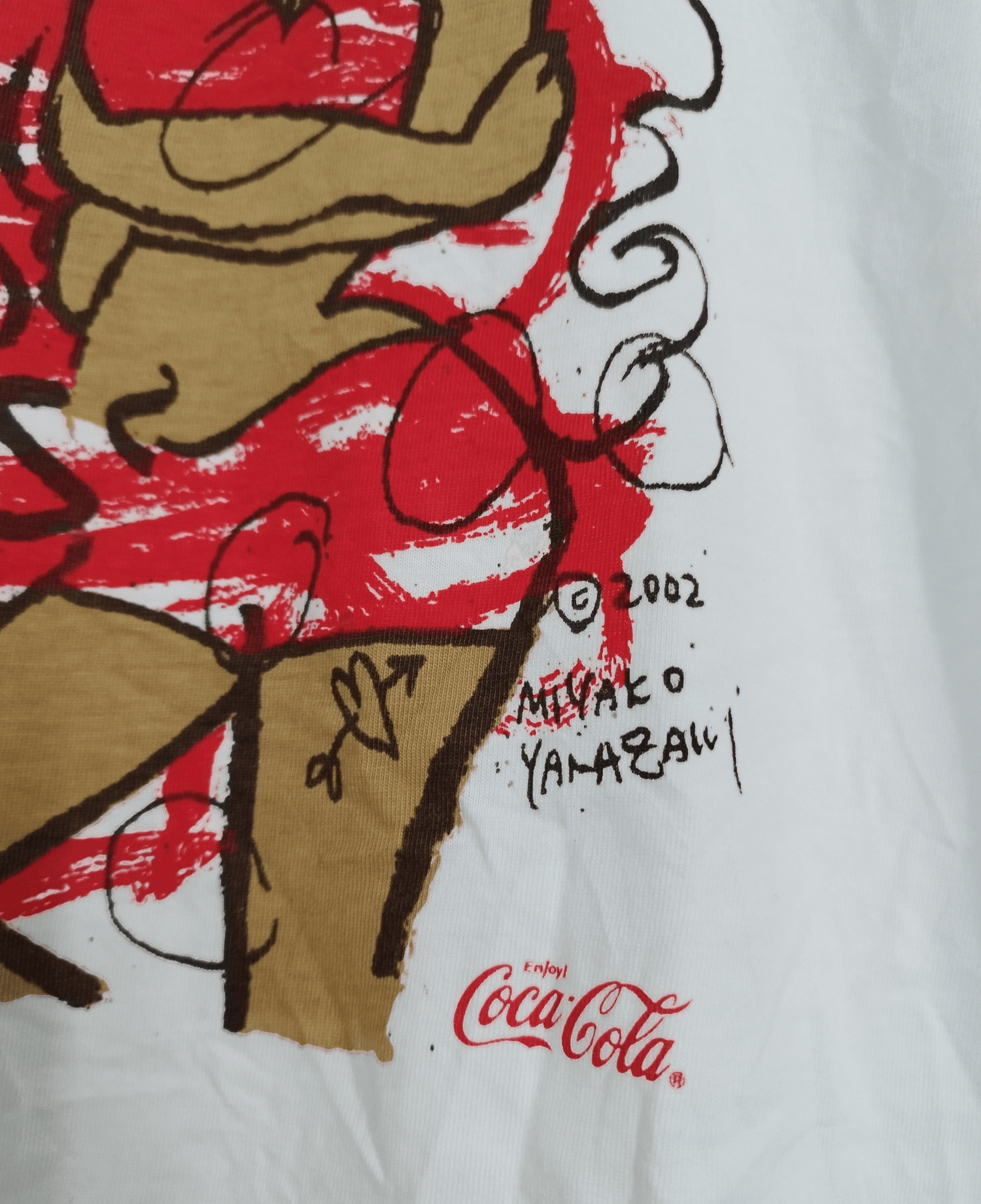 Coca Cola × Japanese Brand Coca Cola x Miyako Yamazaki Surf in Girls Tee Size US M / EU 48-50 / 2 - 4 Thumbnail