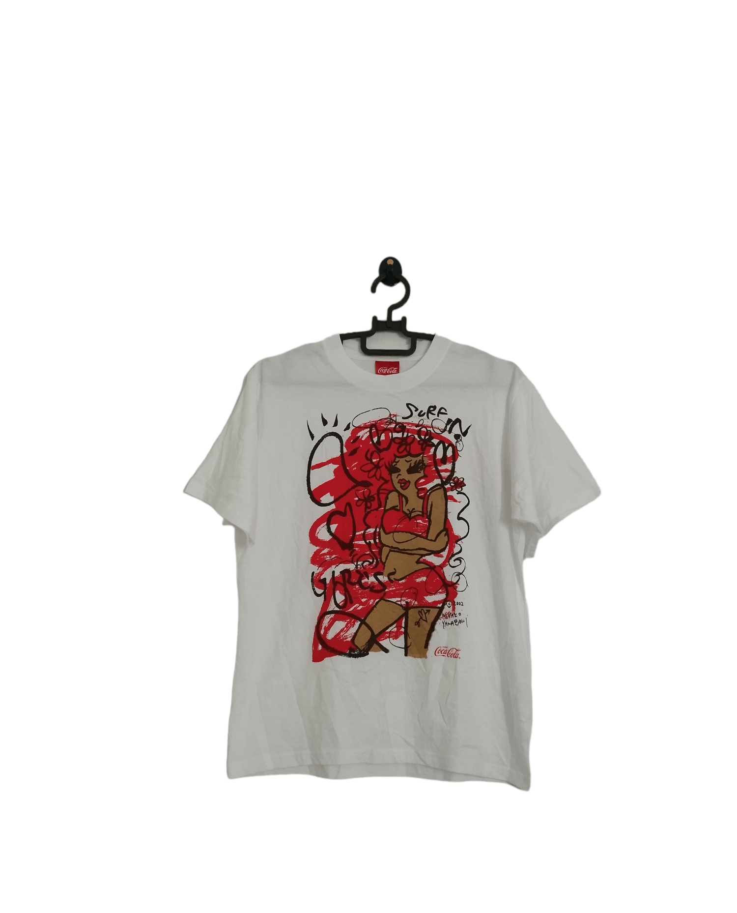 Coca Cola × Japanese Brand Coca Cola x Miyako Yamazaki Surf in Girls Tee Size US M / EU 48-50 / 2 - 1 Thumbnail