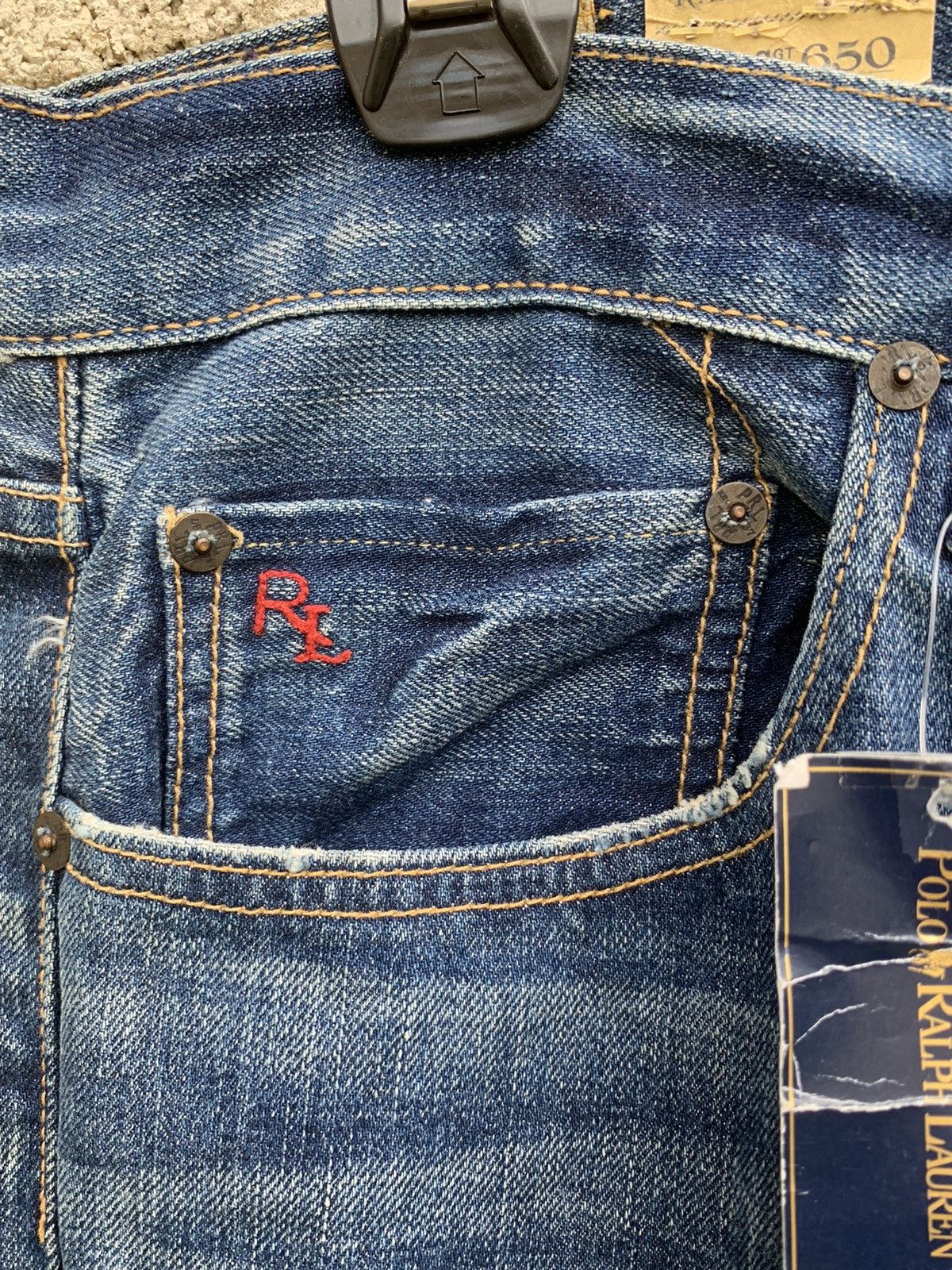 Polo Ralph Lauren × Vintage Vintage (N.O.S) Polo Ralph Lauren Straight 650 Made in USA Size US 32 / EU 48 - 10 Thumbnail