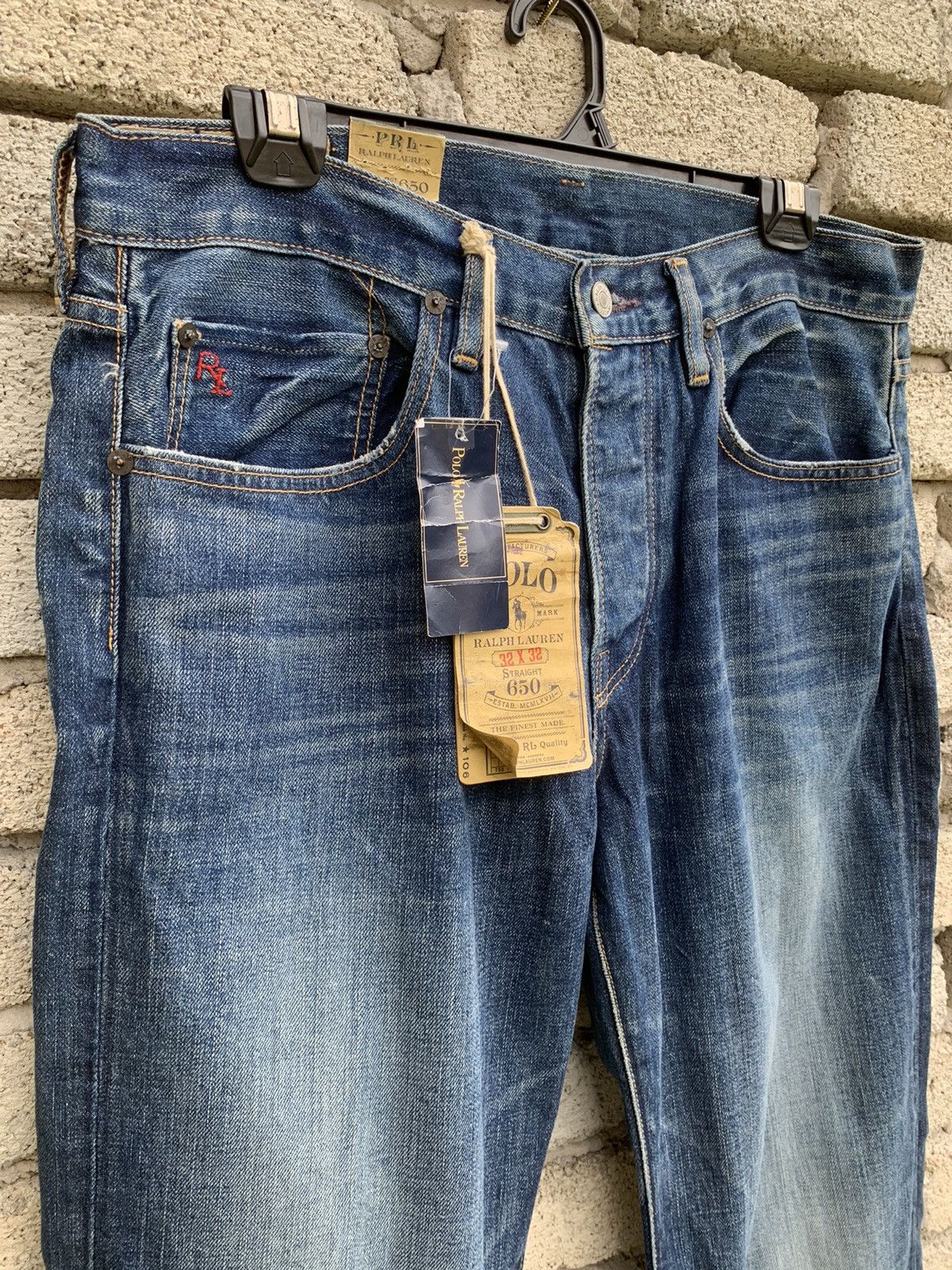 Polo Ralph Lauren × Vintage Vintage (N.O.S) Polo Ralph Lauren Straight 650 Made in USA Size US 32 / EU 48 - 9 Thumbnail