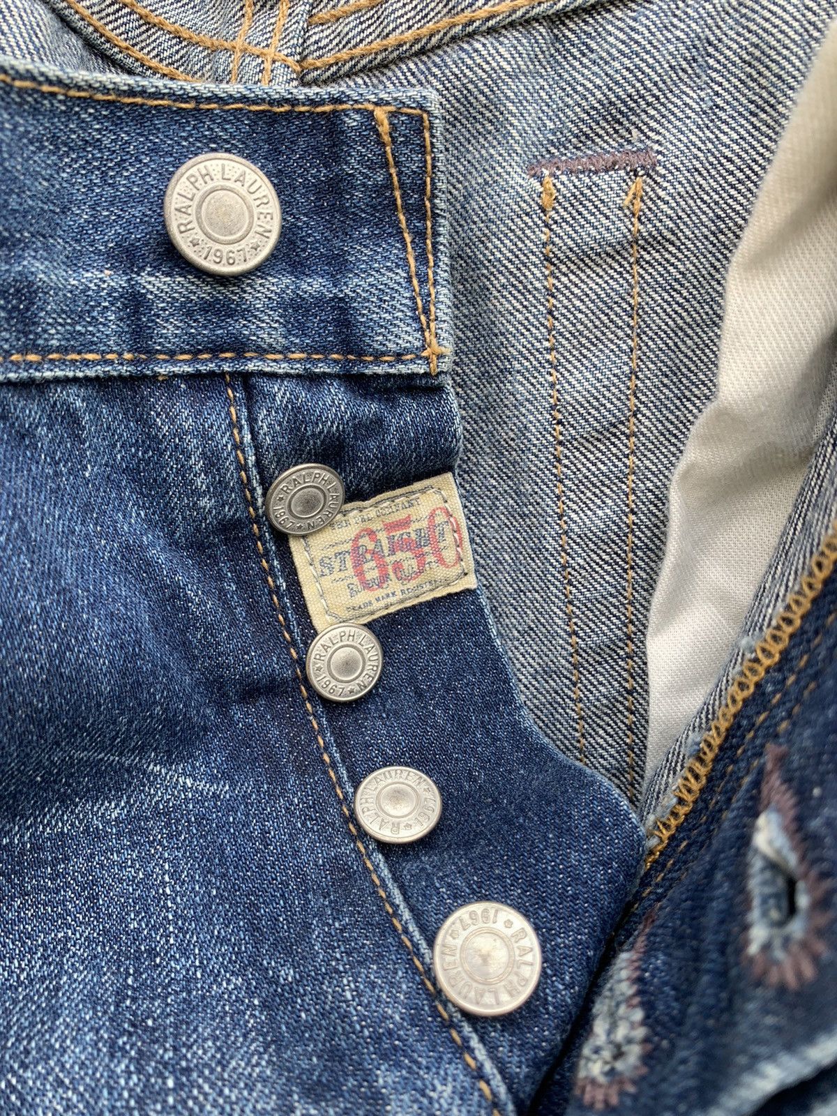 Polo Ralph Lauren × Vintage Vintage (N.O.S) Polo Ralph Lauren Straight 650 Made in USA Size US 32 / EU 48 - 14 Thumbnail