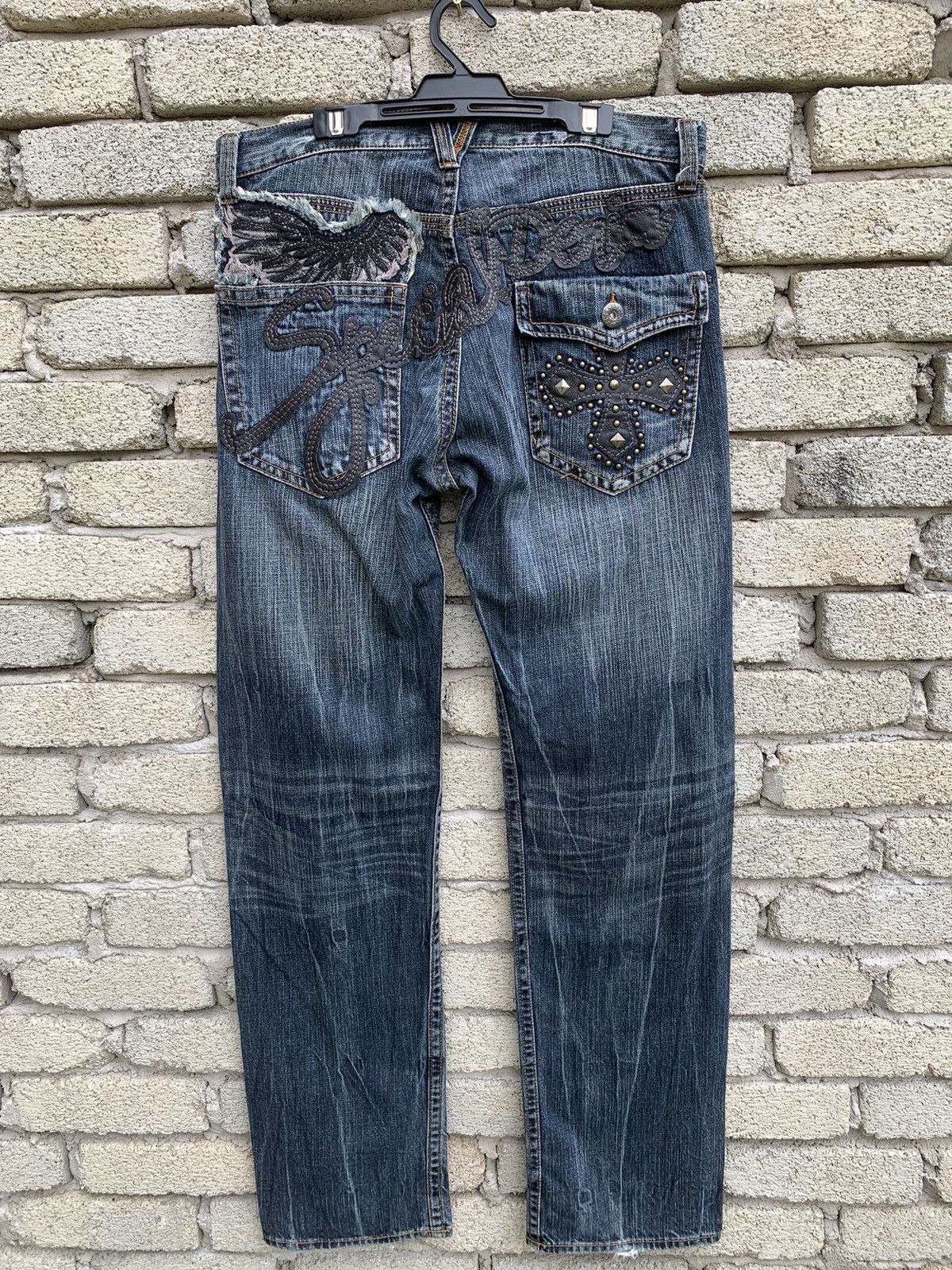 Japanese Brand Japanese Brand Anti Label Denim Pants Size US 32 / EU 48 - 4 Thumbnail