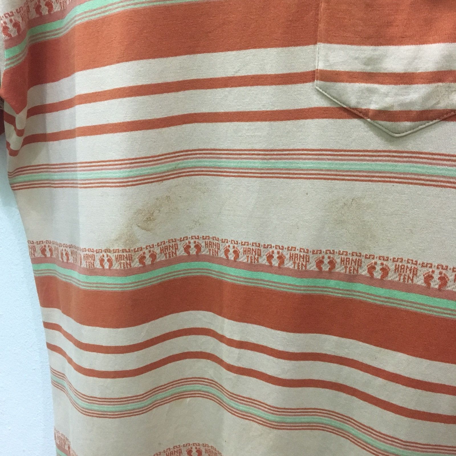 Hang Ten Vintage Hang Ten Striped Single Pocket Size US L / EU 52-54 / 3 - 6 Thumbnail