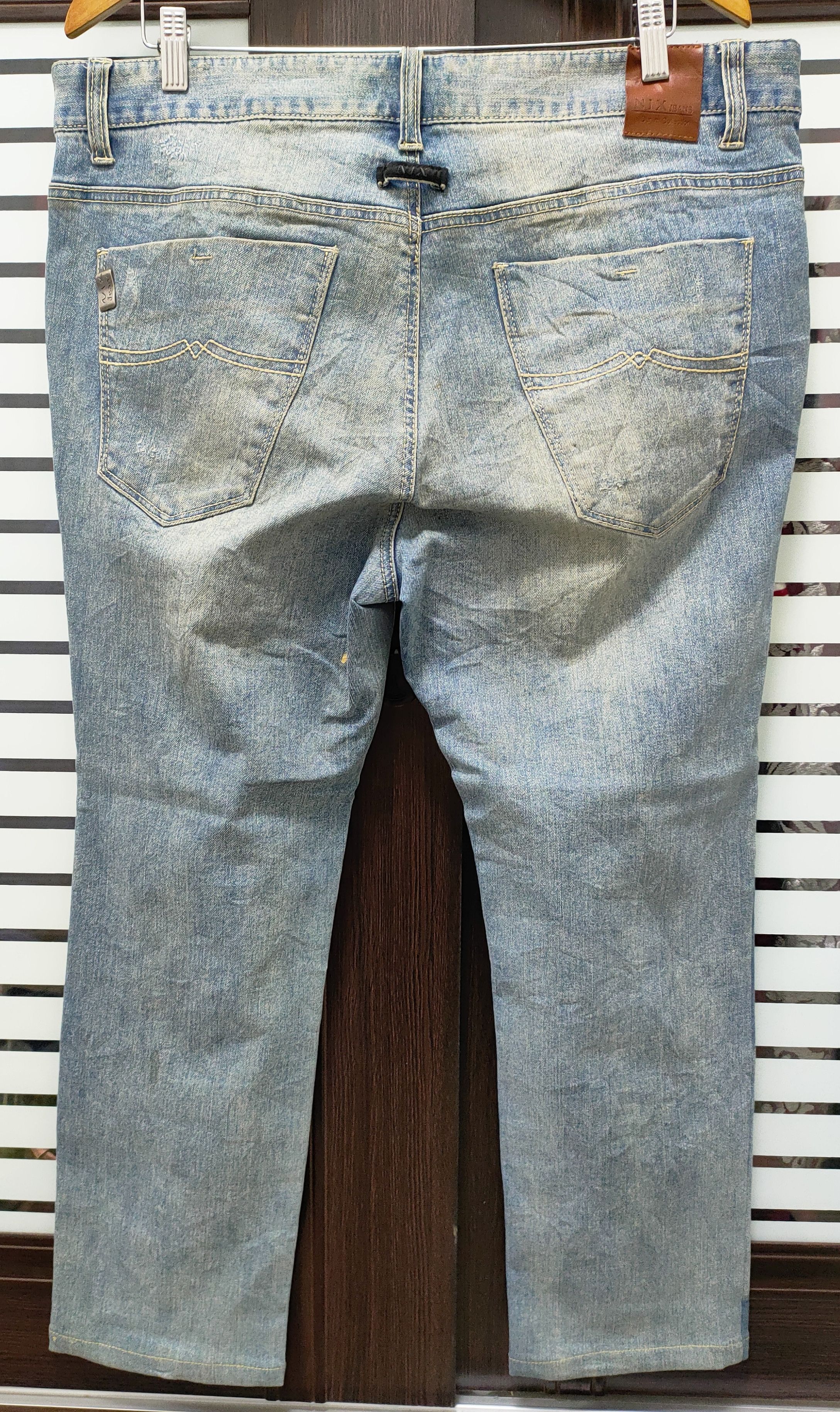 Japanese Brand 💥Distressed Japanese Nix Jeans💥 Size US 39 - 3 Thumbnail