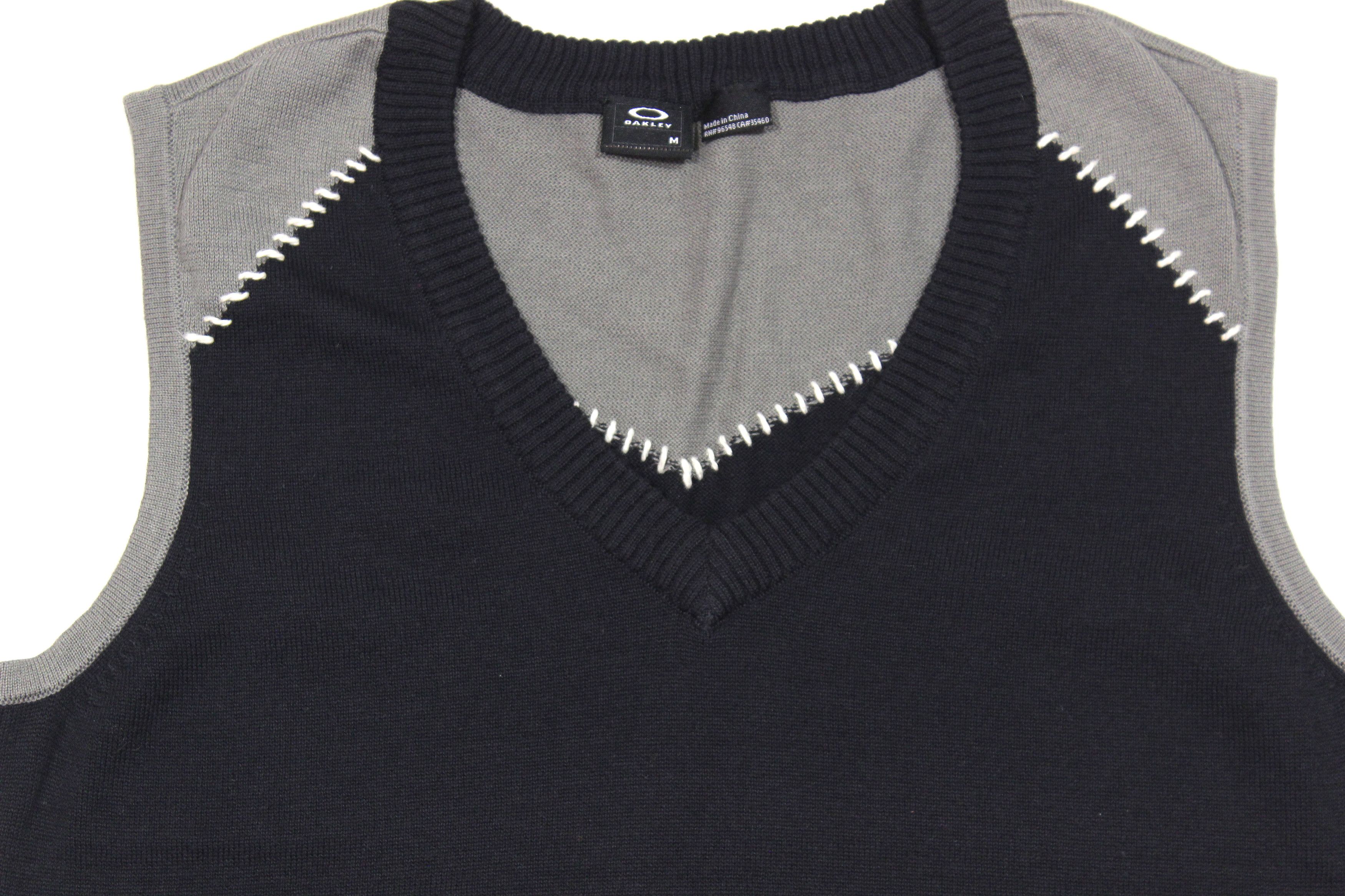 Oakley 00S Logo Knit Vest Vintage Size M / US 6-8 / IT 42-44 - 4 Thumbnail