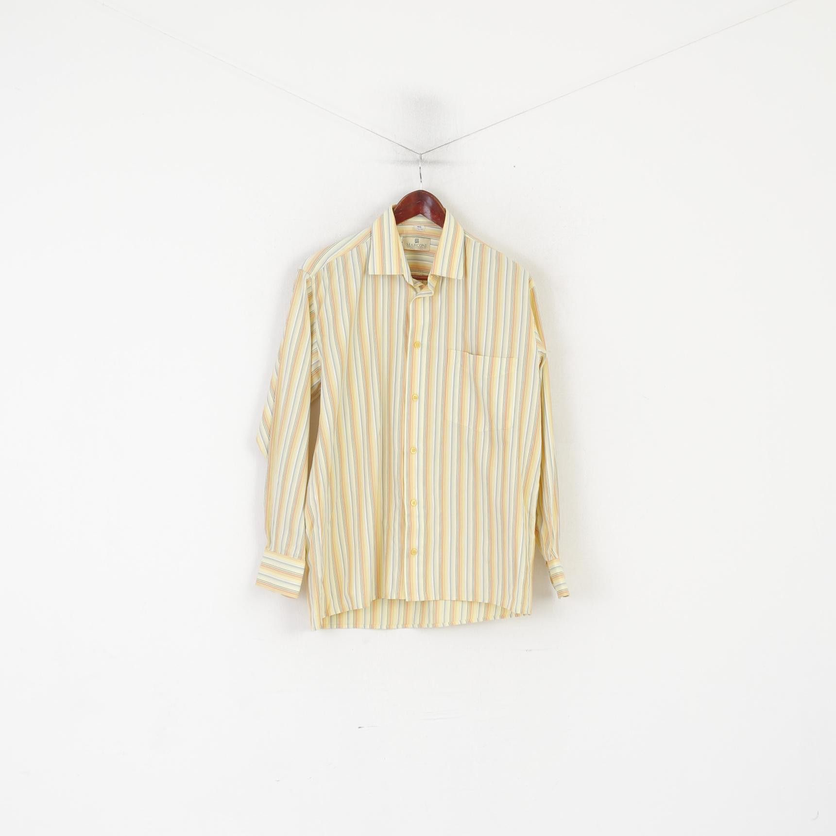 Vintage Marconi Collection Men 40 176/182 M Casual Shirt 10201 Size US M / EU 48-50 / 2 - 2 Thumbnail