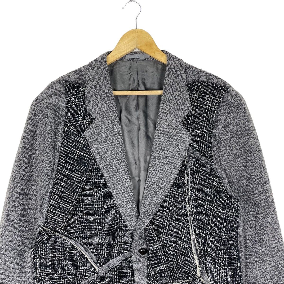 Japanese Brand 🌟DOMINIQUE MORLOTTI PARIS DECONSTRUCTED BLAZER COAT Size US L / EU 52-54 / 3 - 2 Thumbnail