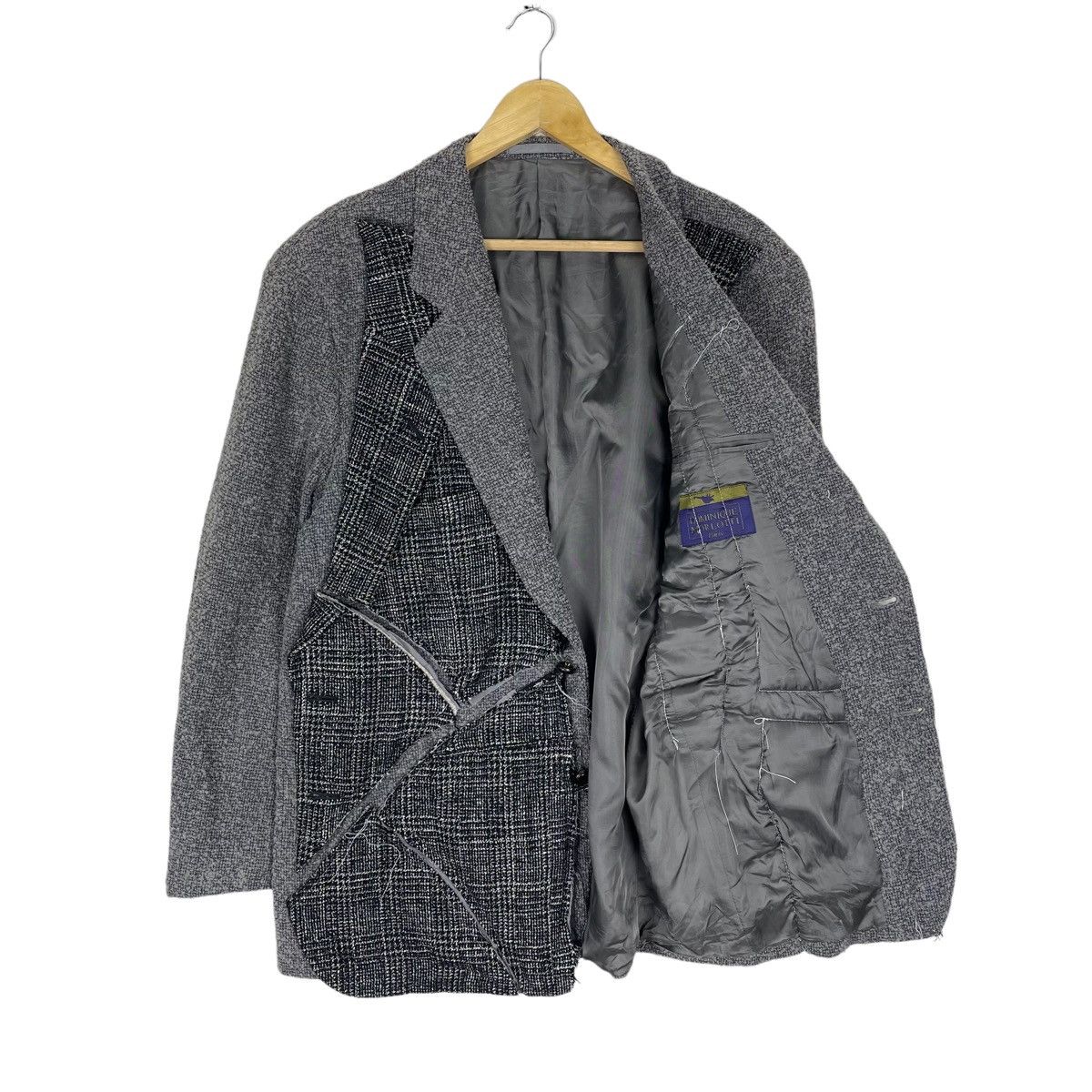 Japanese Brand 🌟DOMINIQUE MORLOTTI PARIS DECONSTRUCTED BLAZER COAT Size US L / EU 52-54 / 3 - 8 Thumbnail
