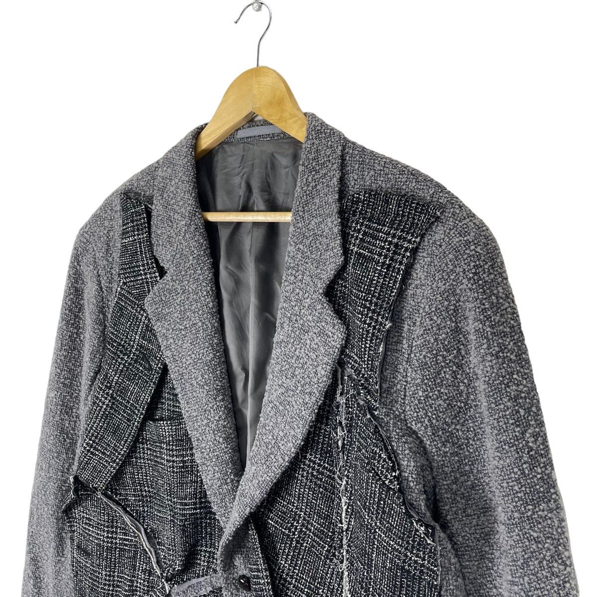 Japanese Brand 🌟DOMINIQUE MORLOTTI PARIS DECONSTRUCTED BLAZER COAT Size US L / EU 52-54 / 3 - 5 Thumbnail