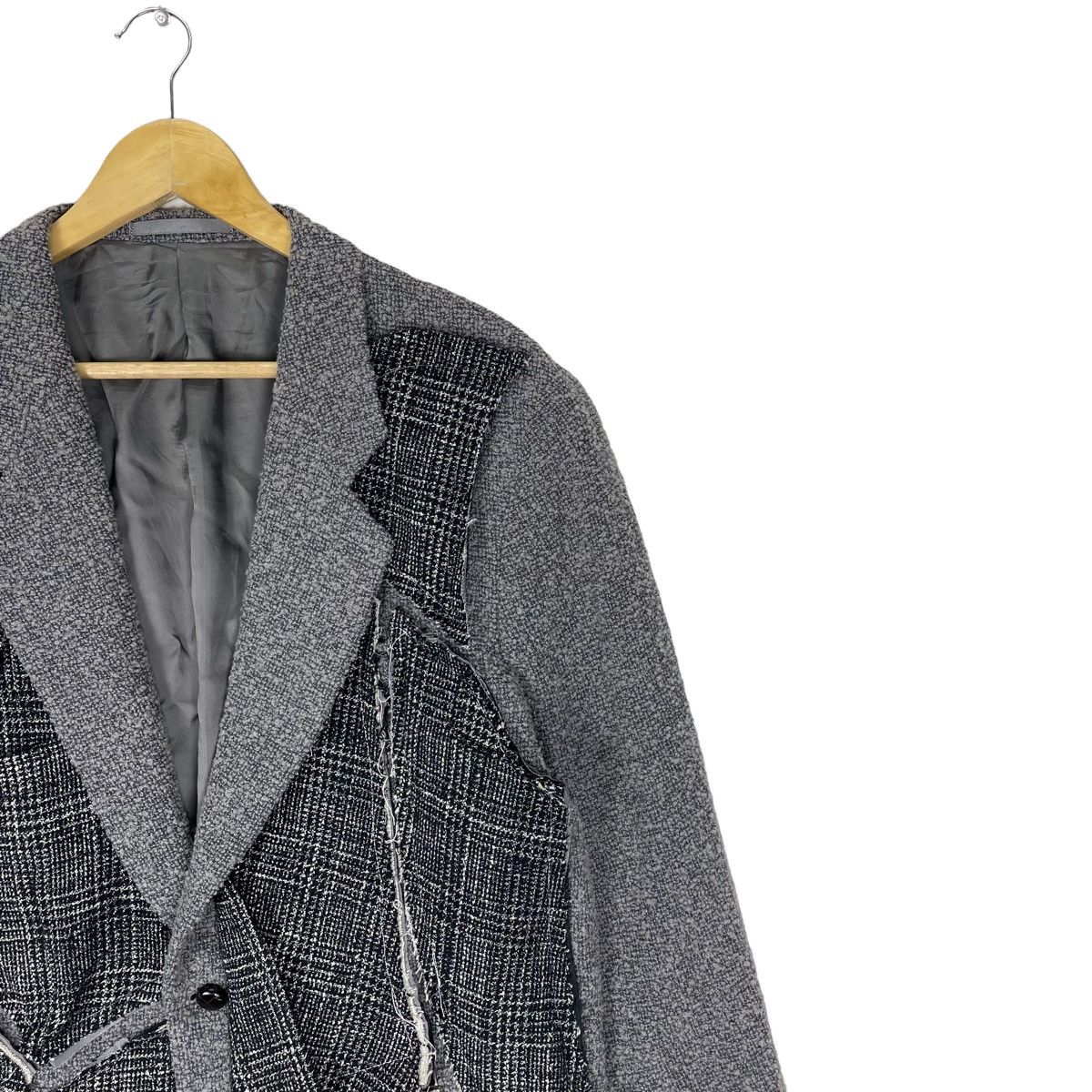 Japanese Brand 🌟DOMINIQUE MORLOTTI PARIS DECONSTRUCTED BLAZER COAT Size US L / EU 52-54 / 3 - 3 Thumbnail