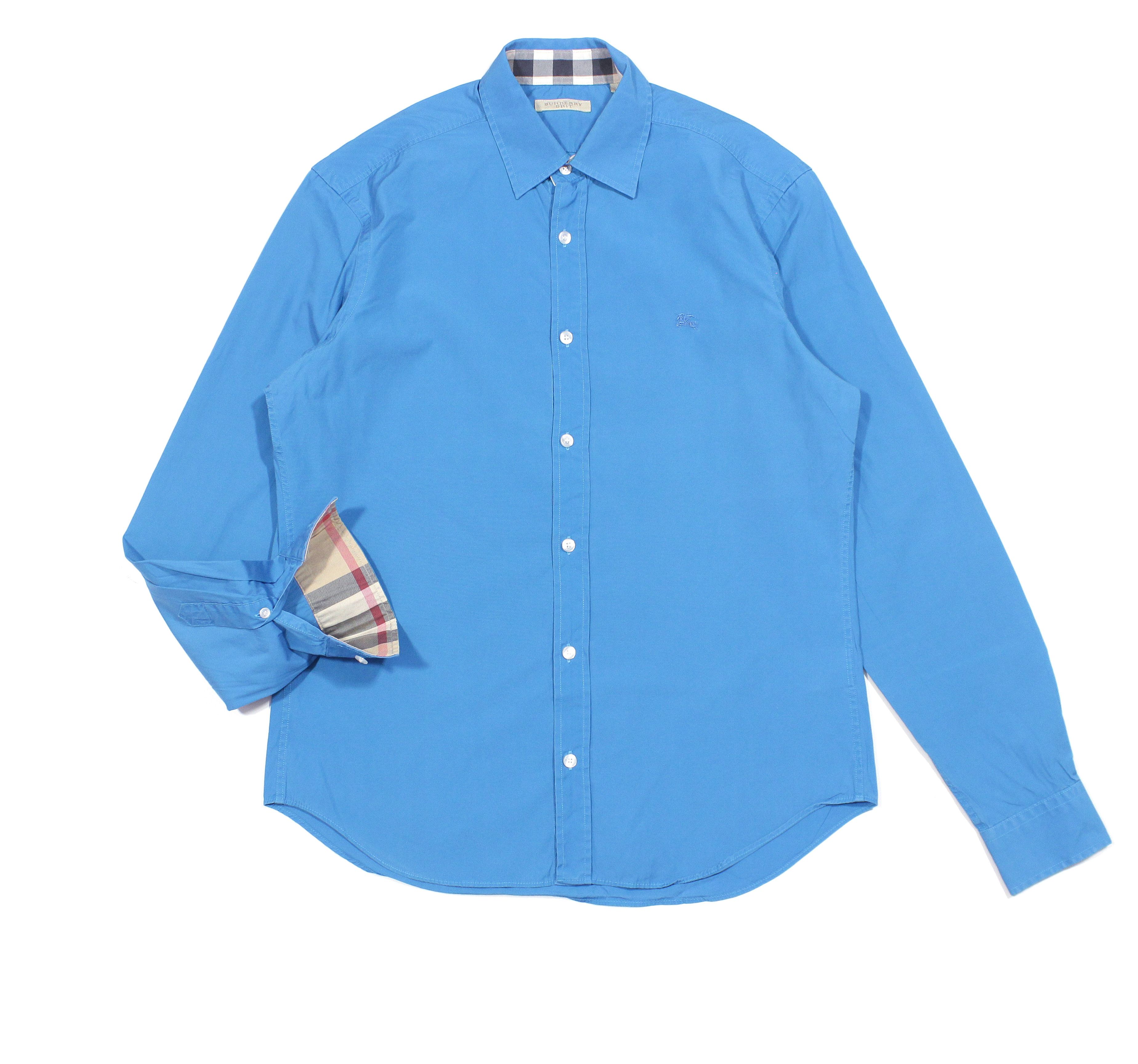 Burberry Brit Nova Check Collar Shirt Size US M / EU 48-50 / 2 - 1 Thumbnail