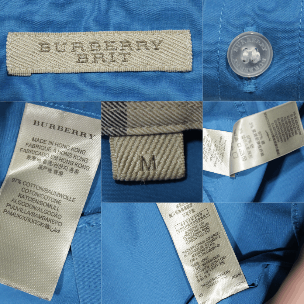 Burberry Brit Nova Check Collar Shirt Size US M / EU 48-50 / 2 - 8 Thumbnail