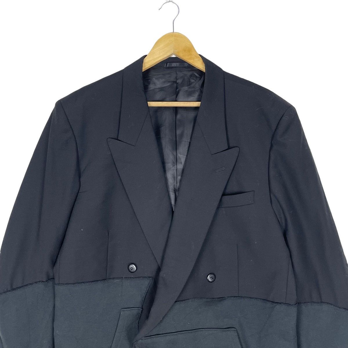 Michiko Koshino × Michiko Koshino London 🔥MICHIKO KOSHINO LONDON PATCHWORK BLAZER COAT Size US L / EU 52-54 / 3 - 2 Thumbnail