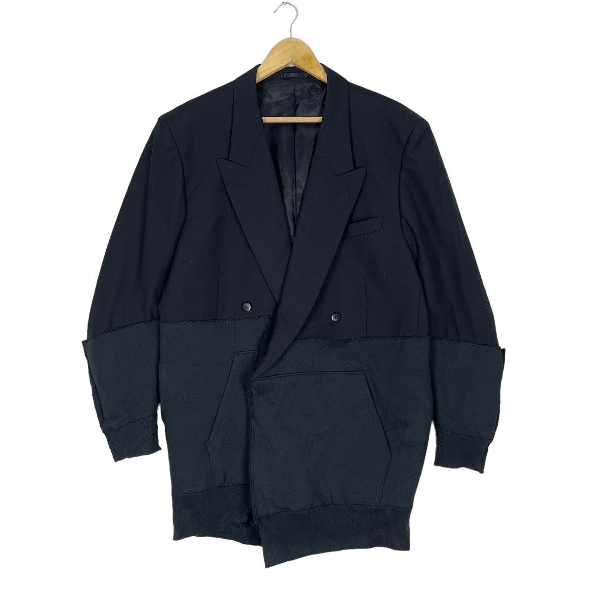 Michiko Koshino × Michiko Koshino London 🔥MICHIKO KOSHINO LONDON PATCHWORK BLAZER COAT Size US L / EU 52-54 / 3 - 1 Thumbnail