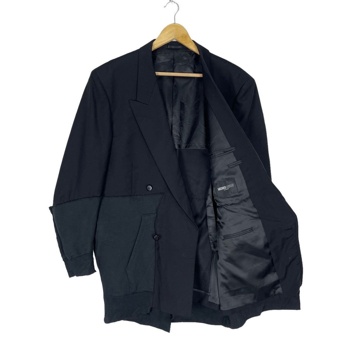 Michiko Koshino × Michiko Koshino London 🔥MICHIKO KOSHINO LONDON PATCHWORK BLAZER COAT Size US L / EU 52-54 / 3 - 5 Thumbnail