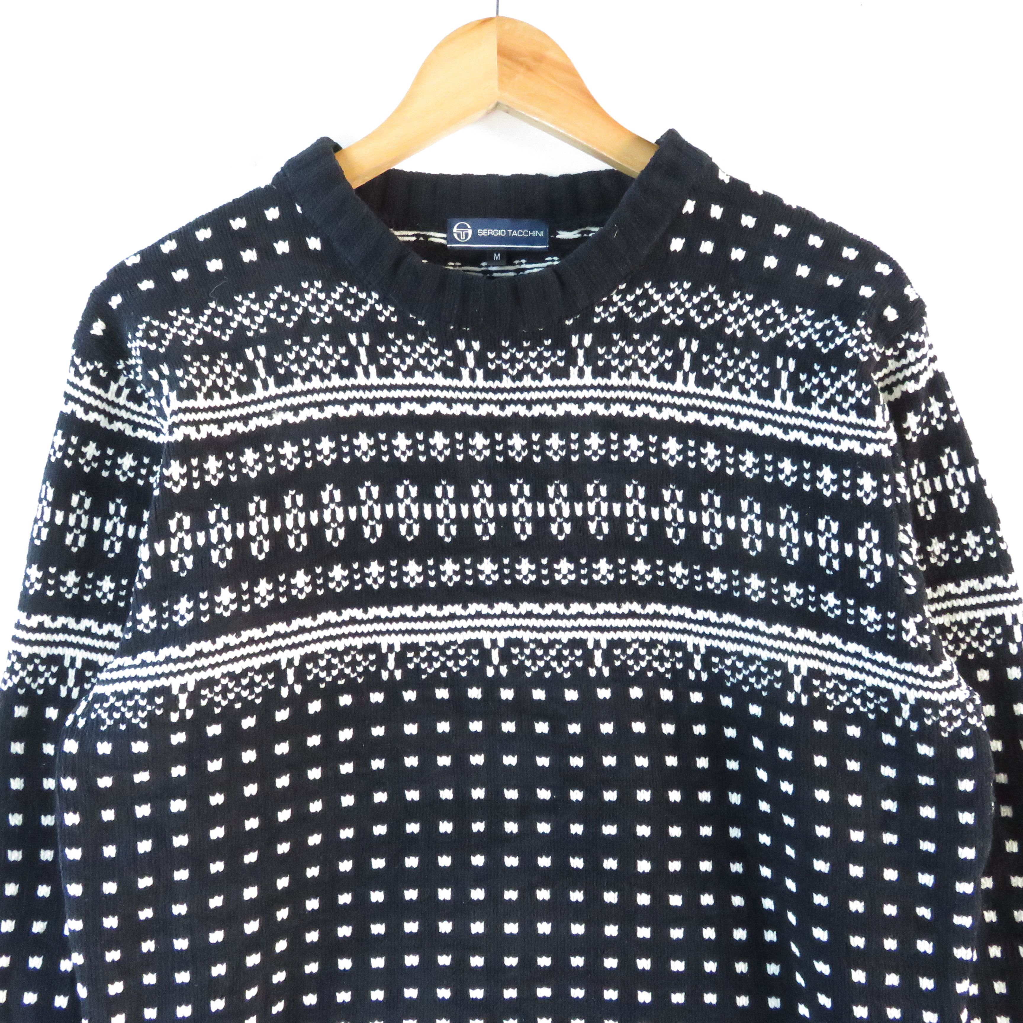 Sergio Tacchini Sergio Tacchini Native Tribal Navajo Knit Shirt Size US M / EU 48-50 / 2 - 2 Thumbnail