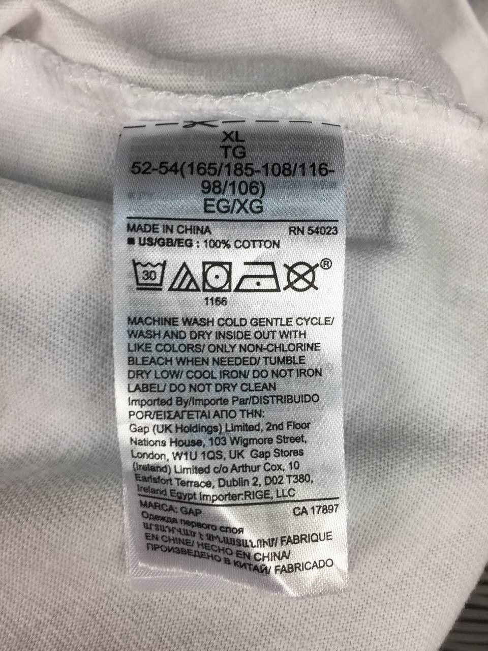 Gap GAP Spell Out Logo Essential Tee Size US XL / EU 56 / 4 - 7 Thumbnail