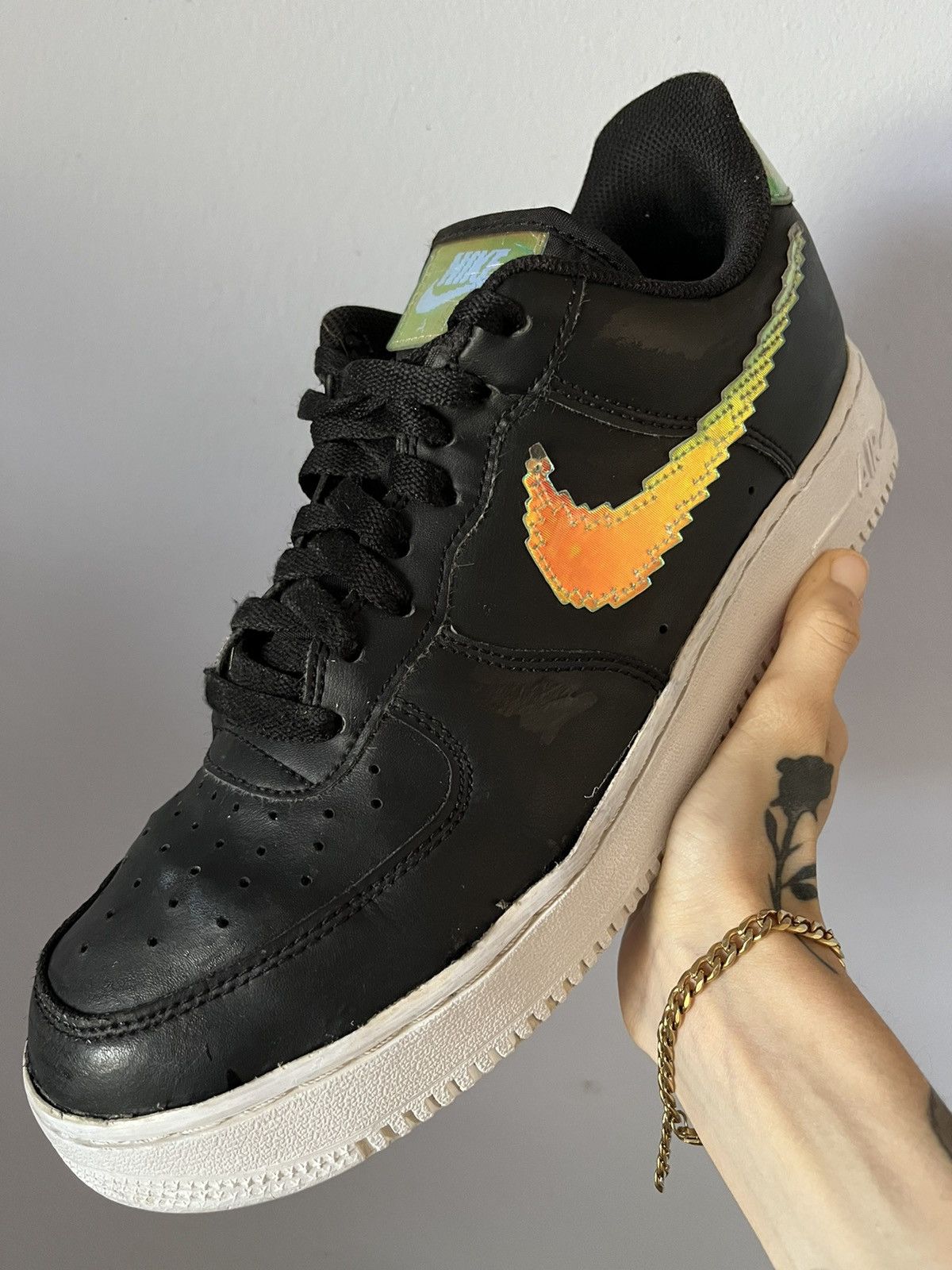 Air Force Low 'Iridescent Pixel Black'