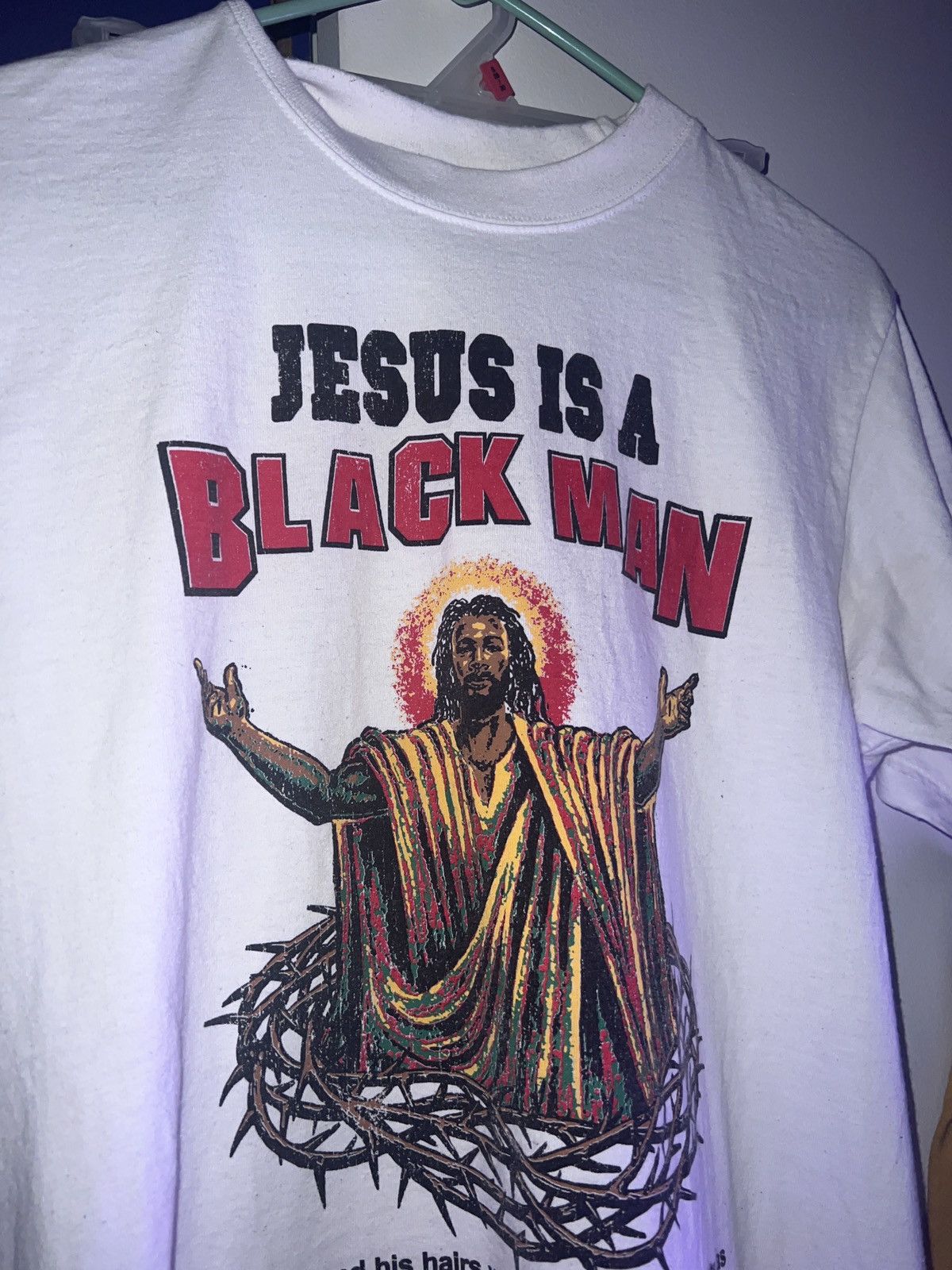 Streetwear brucedropemoff “condone”jesus was a black man tee | Grailed