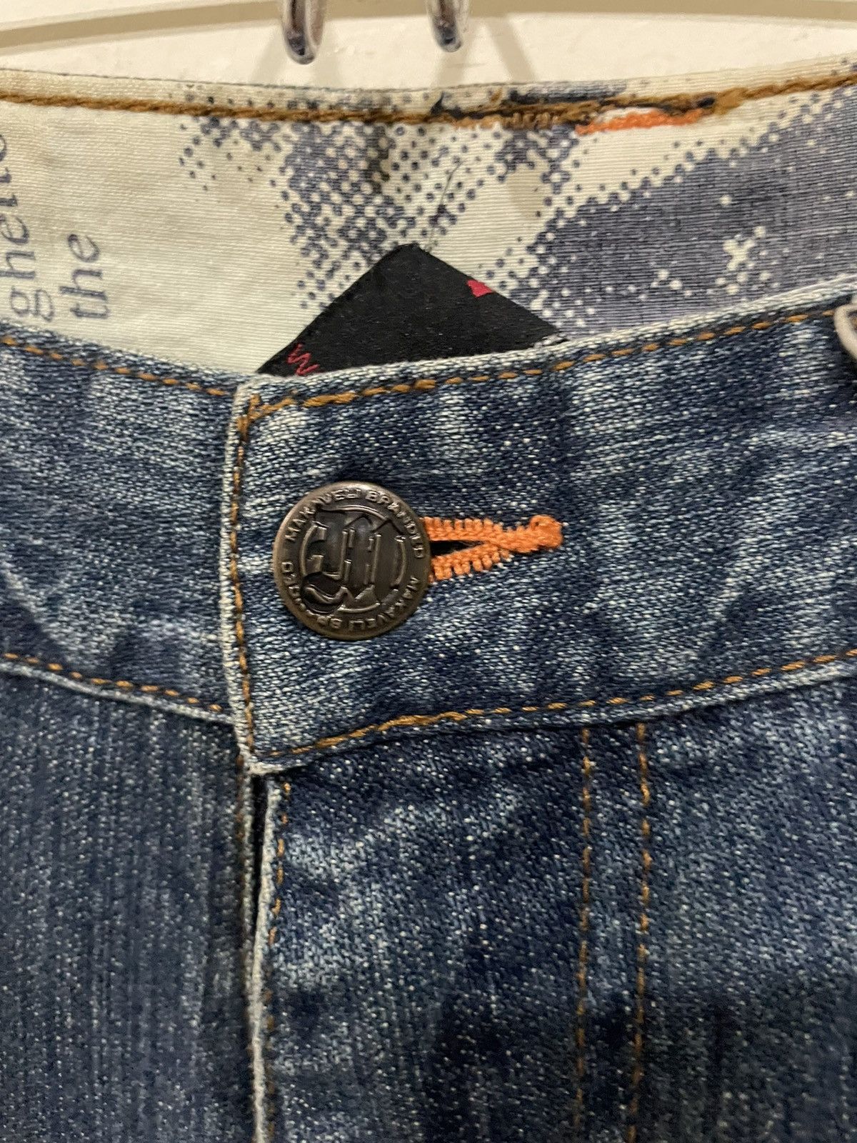 Makaveli Tupac Tabloid Predicts His Own Death & Pocket Lyric Jeans Size US 32 / EU 48 - 11 Thumbnail