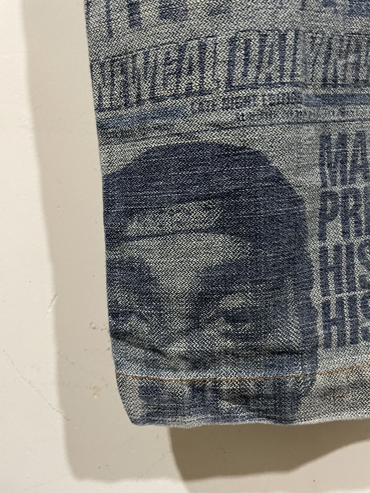 Makaveli Tupac Tabloid Predicts His Own Death & Pocket Lyric Jeans Size US 32 / EU 48 - 13 Thumbnail