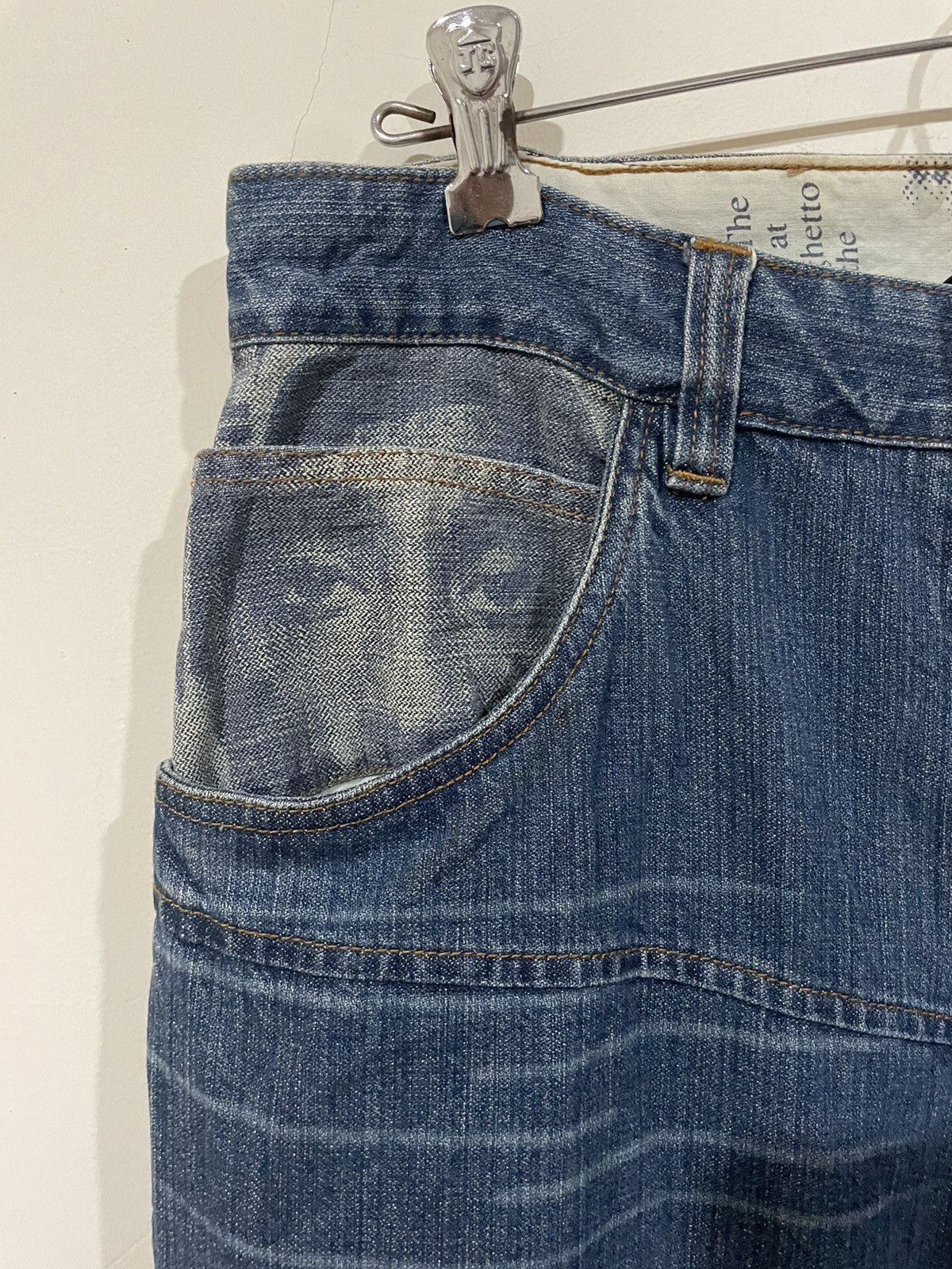 Makaveli Tupac Tabloid Predicts His Own Death & Pocket Lyric Jeans Size US 32 / EU 48 - 10 Thumbnail