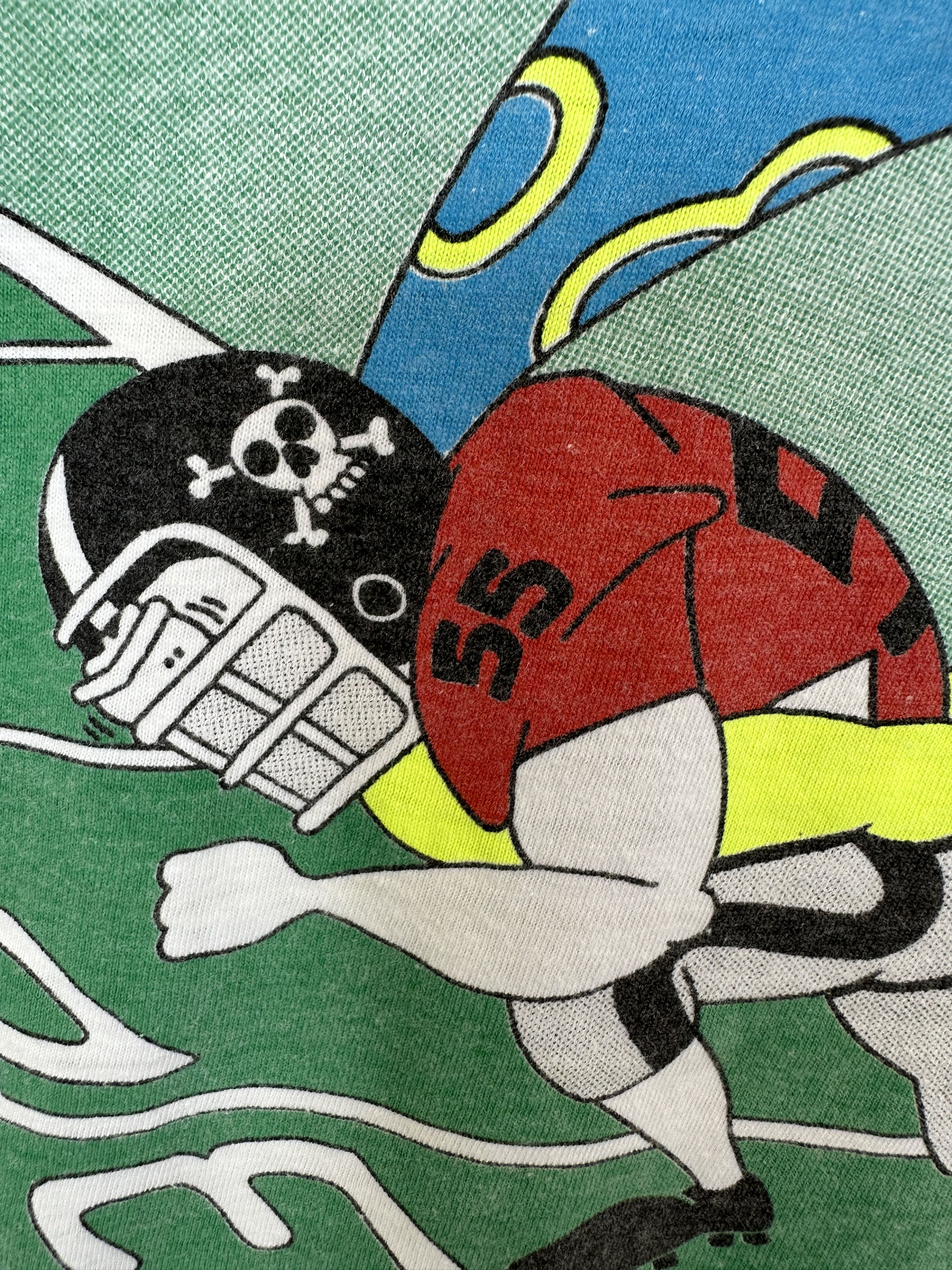 Vintage Vintage 80s Sport-Toons By Michael Cwieka 1989 Art T-Shirt Size US M / EU 48-50 / 2 - 6 Thumbnail