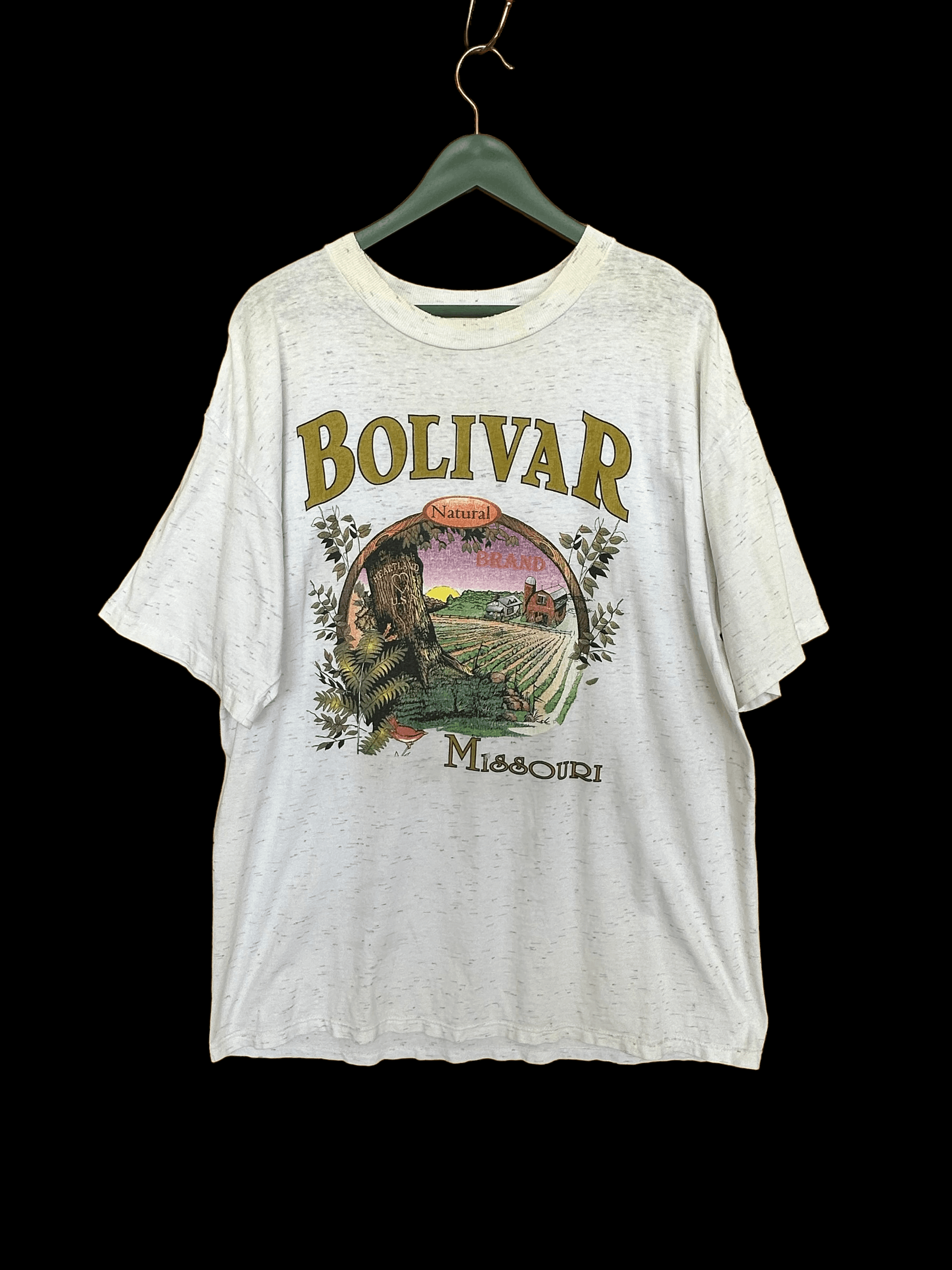 The Mountain Vintage 90s Bolivar Missouri Natural Brand T-Shirt Size US XL / EU 56 / 4 - 1 Thumbnail