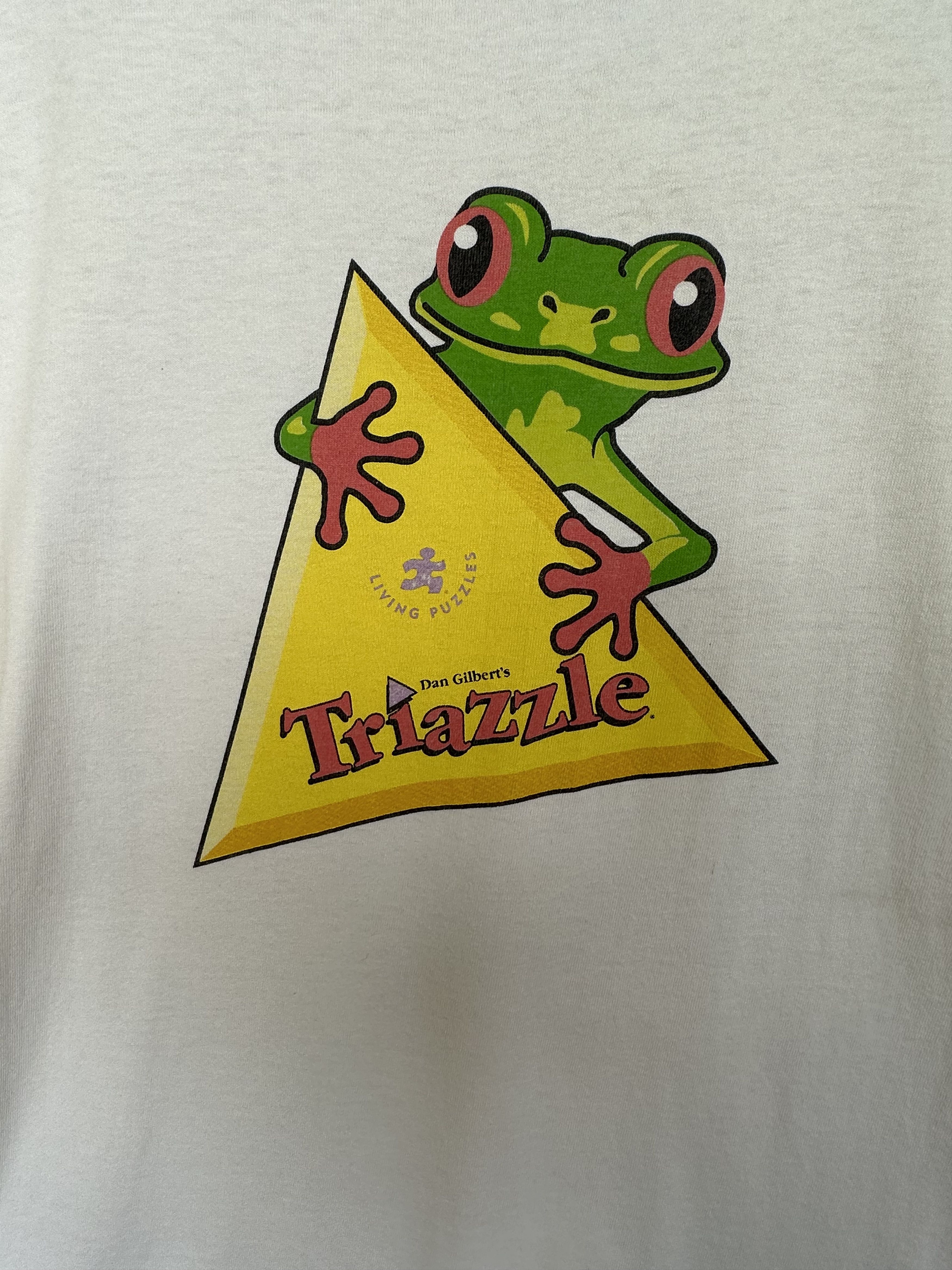 Vintage Vintage 90s Living Puzzles T-Shirt Size US XL / EU 56 / 4 - 2 Thumbnail