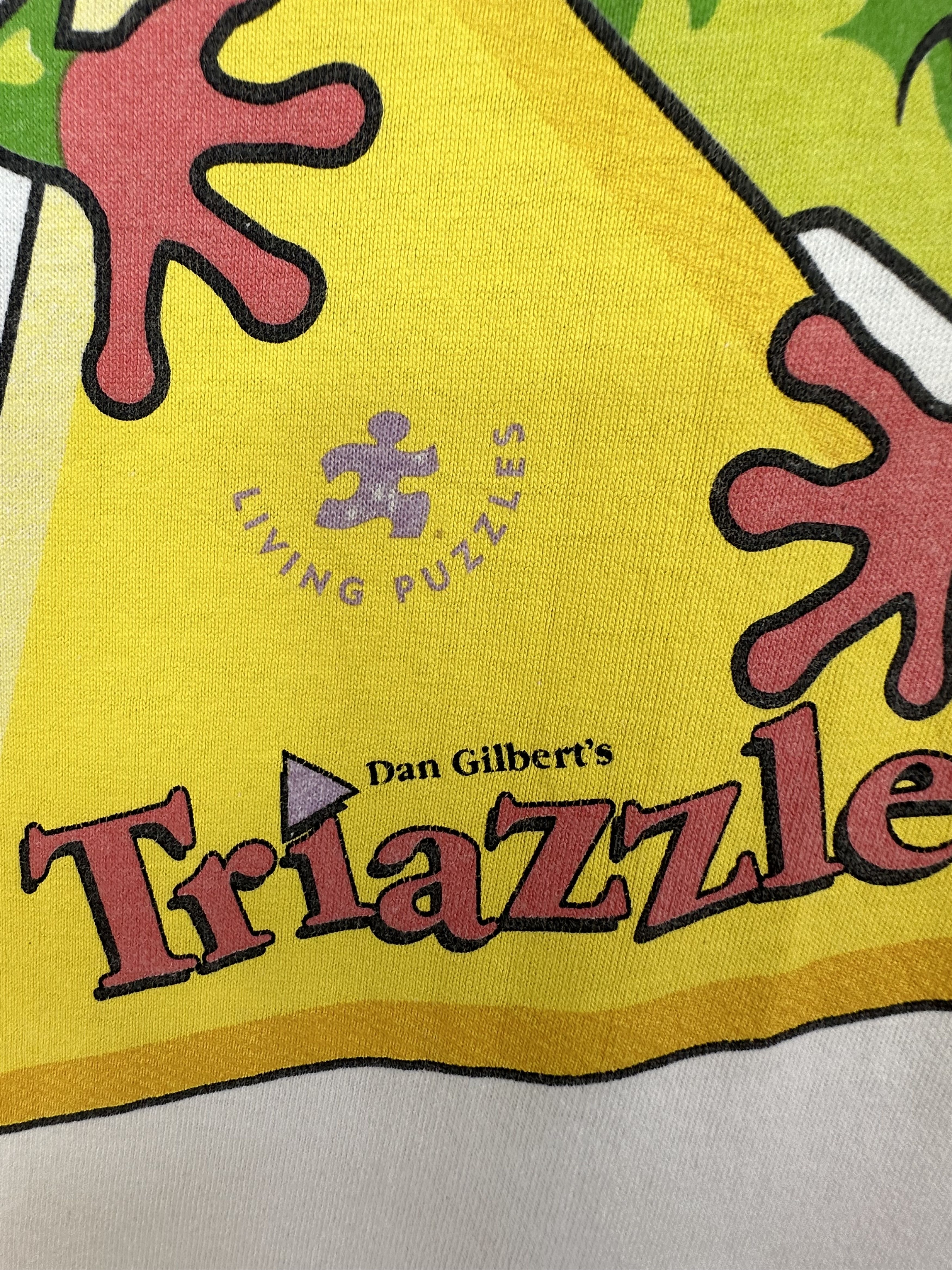 Vintage Vintage 90s Living Puzzles T-Shirt Size US XL / EU 56 / 4 - 3 Thumbnail