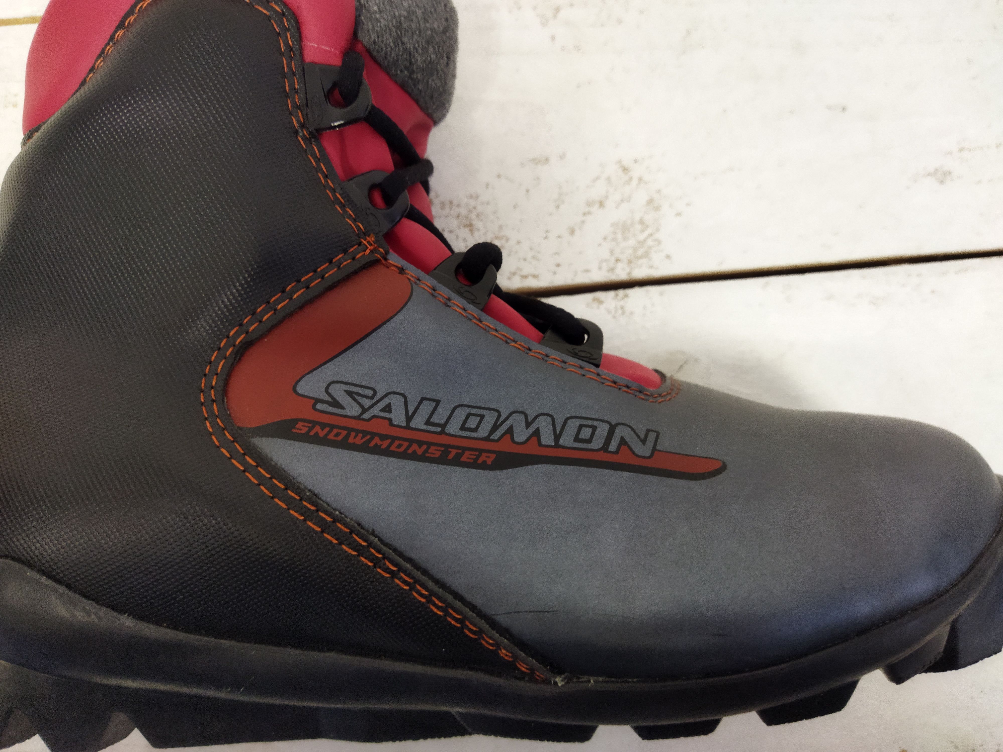 Salomon Nordic Cross Country boots Kids EU 35 SNS Profile US 3 shoes Size US 5 / EU 37 - 3 Thumbnail