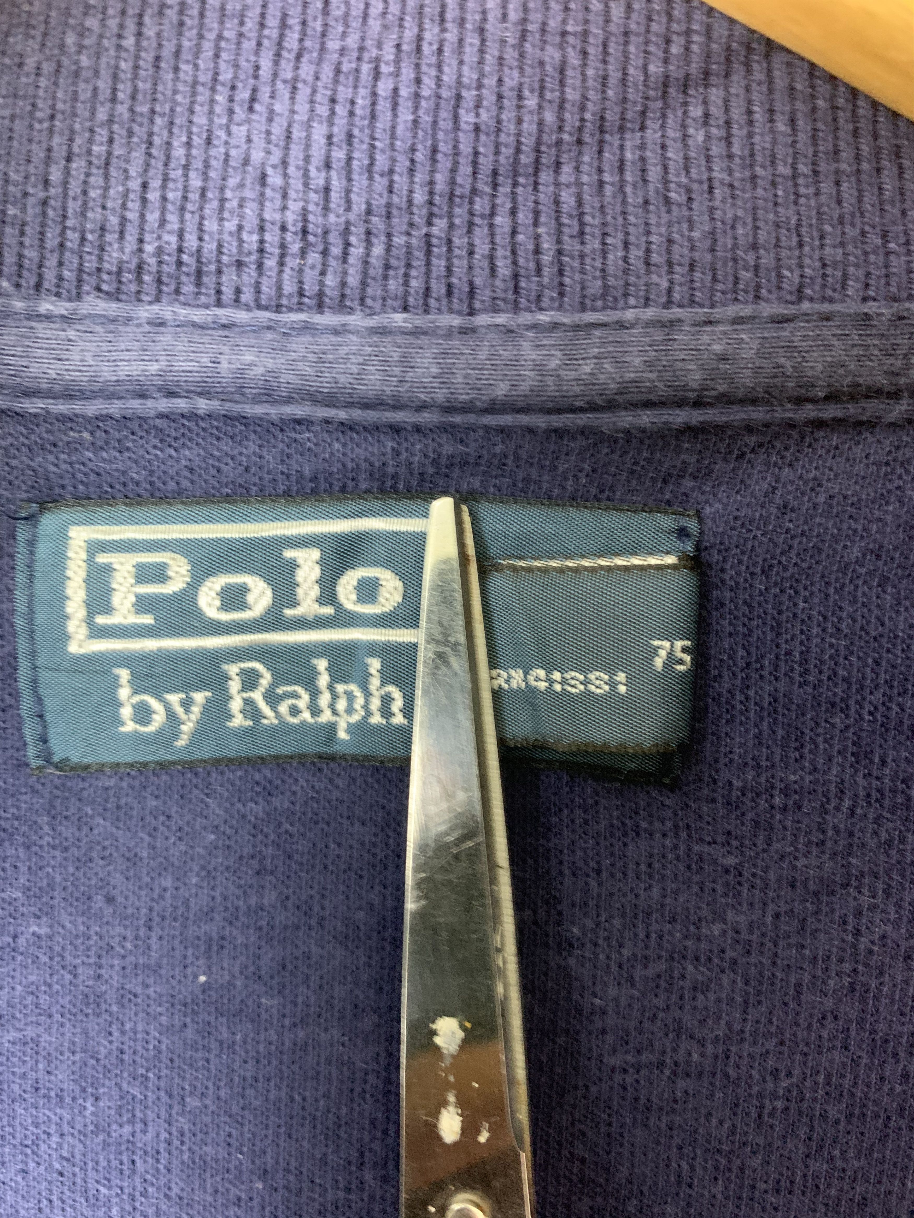 Japanese Brand Sweatshirts Polo Ralph Lauren Big Logo Embrioded Dark Blue Size US XL / EU 56 / 4 - 11 Thumbnail