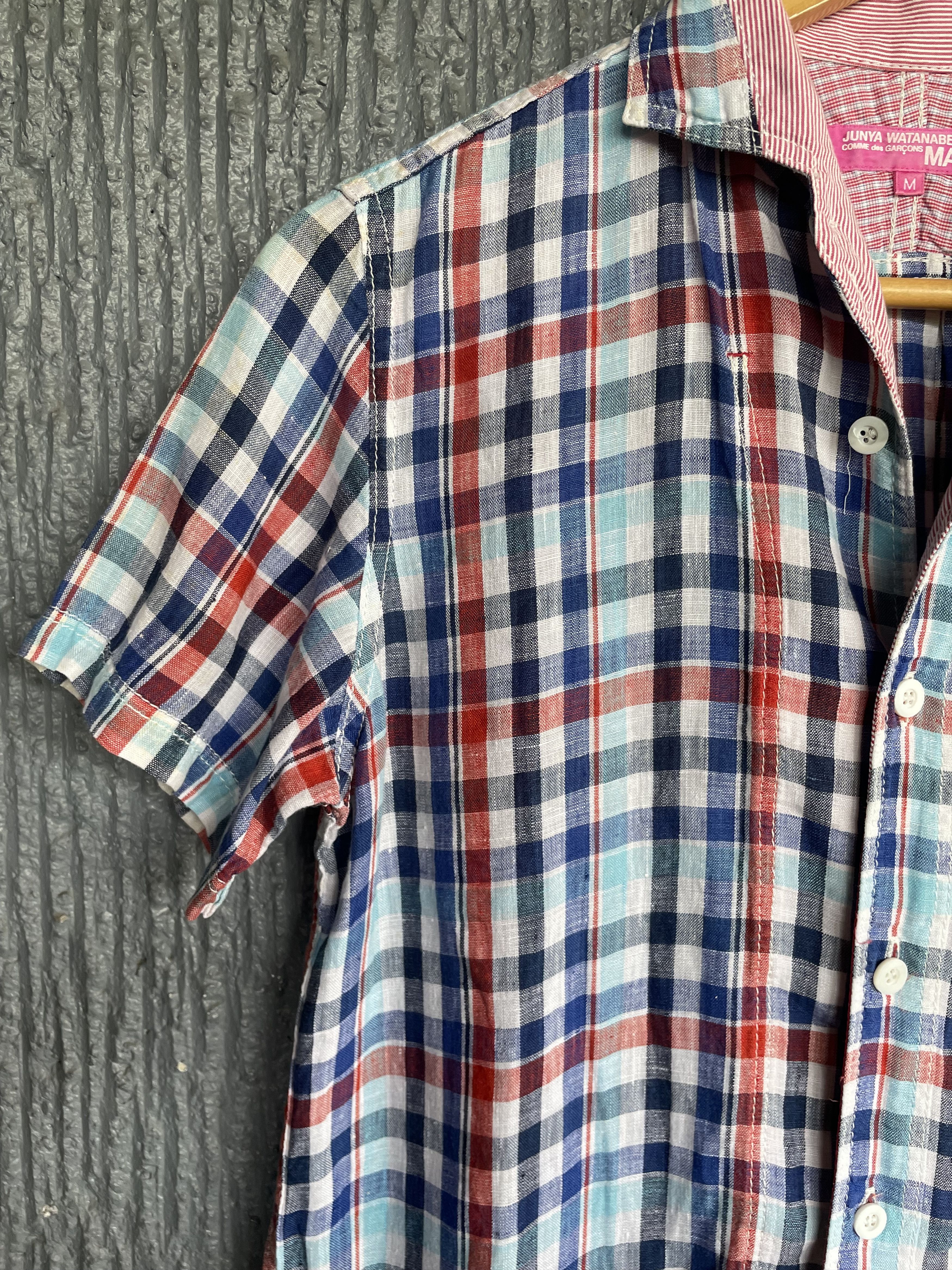 Comme des Garcons Cdg Junya Watanabe Checkered Long Polo AD2012 Size M / US 6-8 / IT 42-44 - 5 Thumbnail