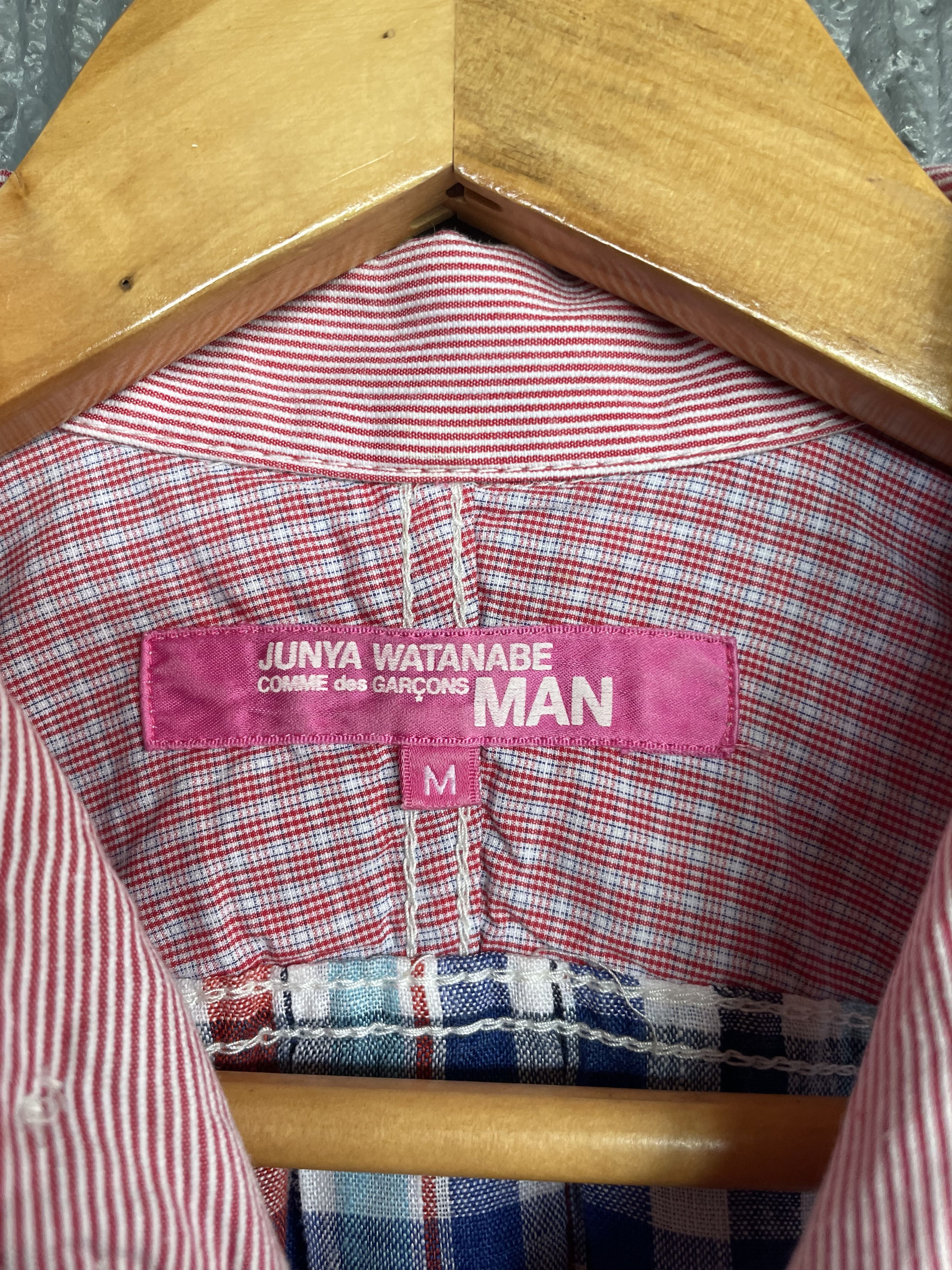 Comme des Garcons Cdg Junya Watanabe Checkered Long Polo AD2012 Size M / US 6-8 / IT 42-44 - 6 Thumbnail