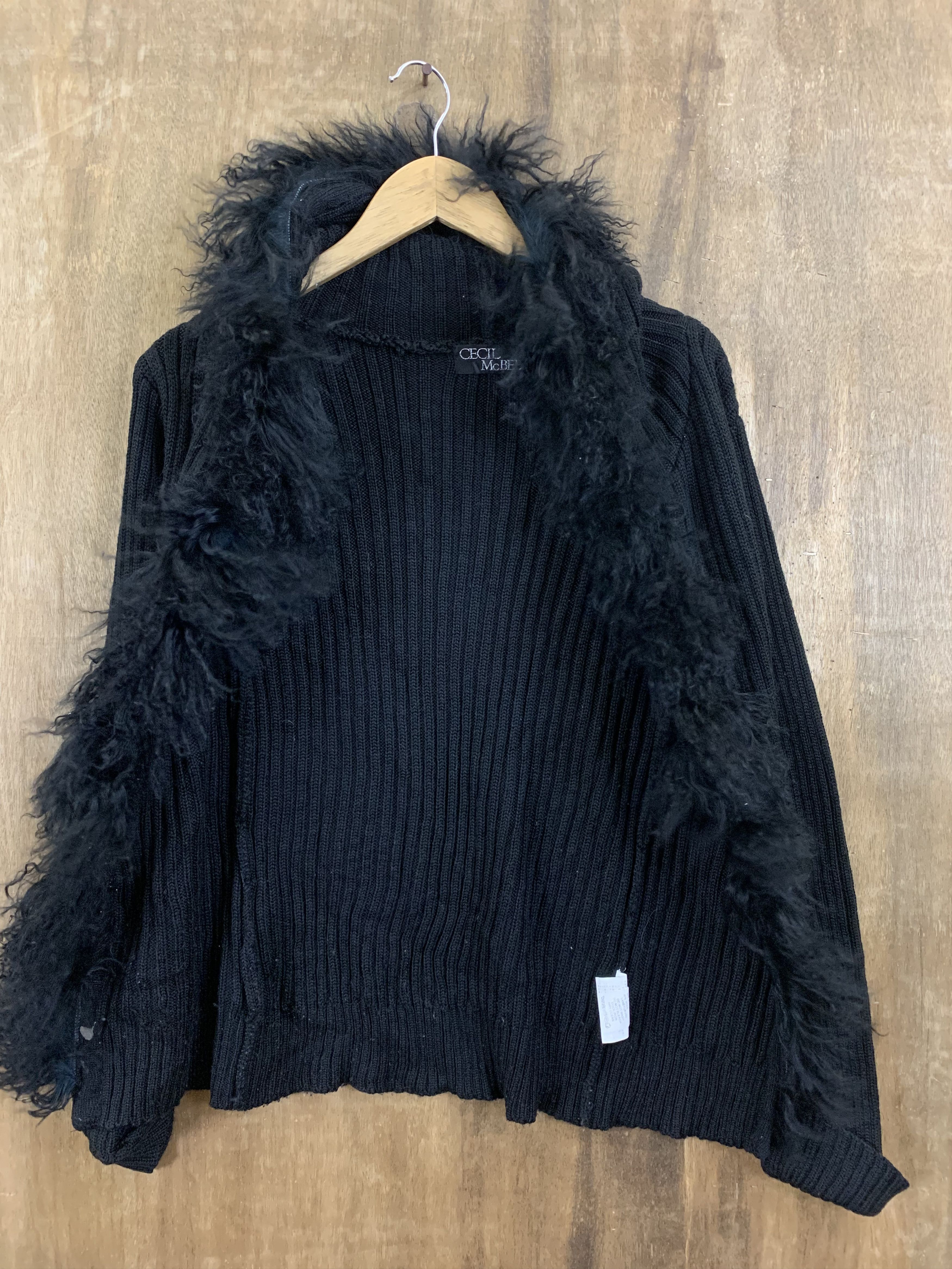 Homespun Knitwear Cecil Mcbee Black Knitwear Hoodies Style Vintage Size US M / EU 48-50 / 2 - 9 Thumbnail