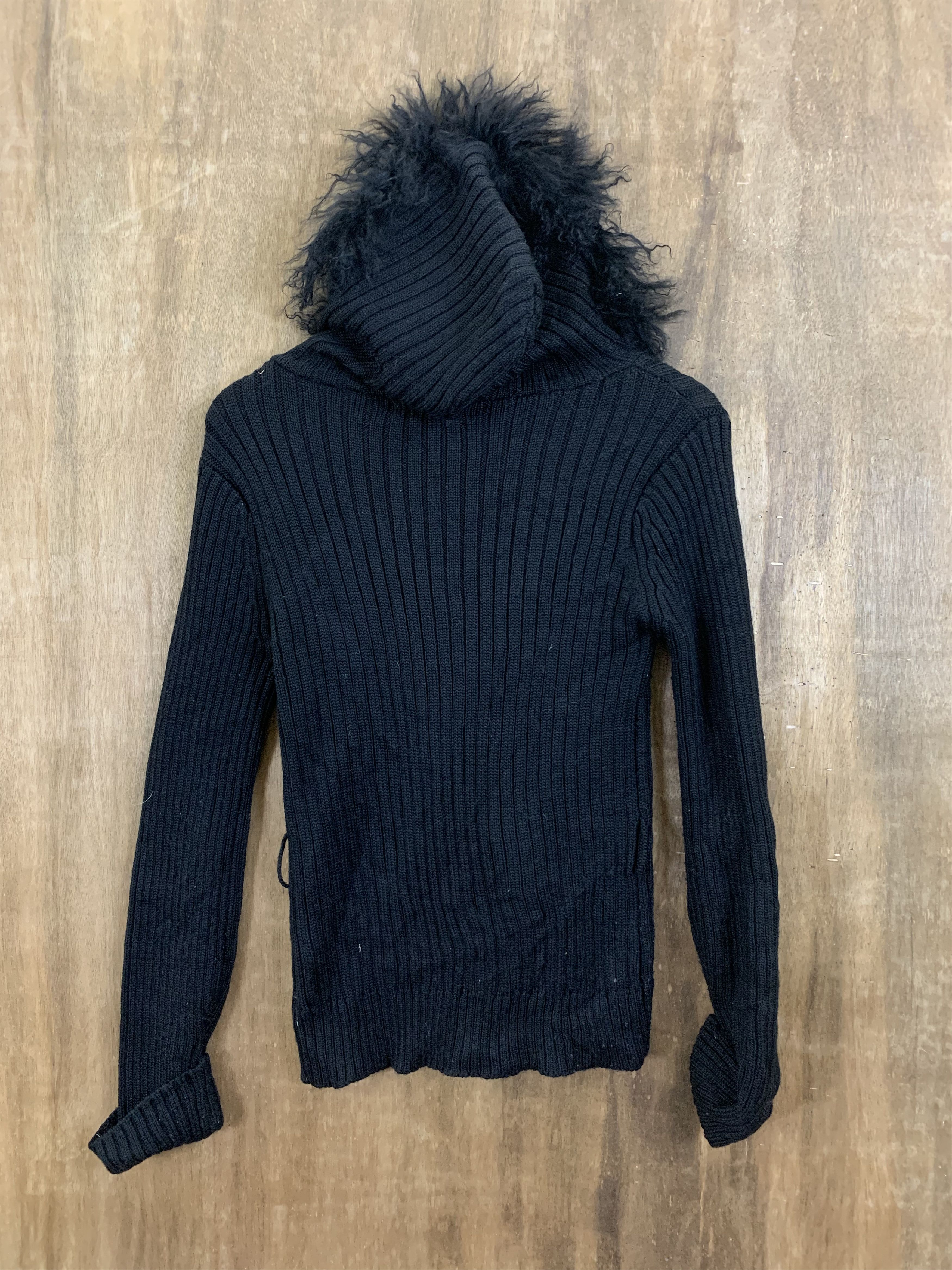 Homespun Knitwear Cecil Mcbee Black Knitwear Hoodies Style Vintage Size US M / EU 48-50 / 2 - 2 Thumbnail