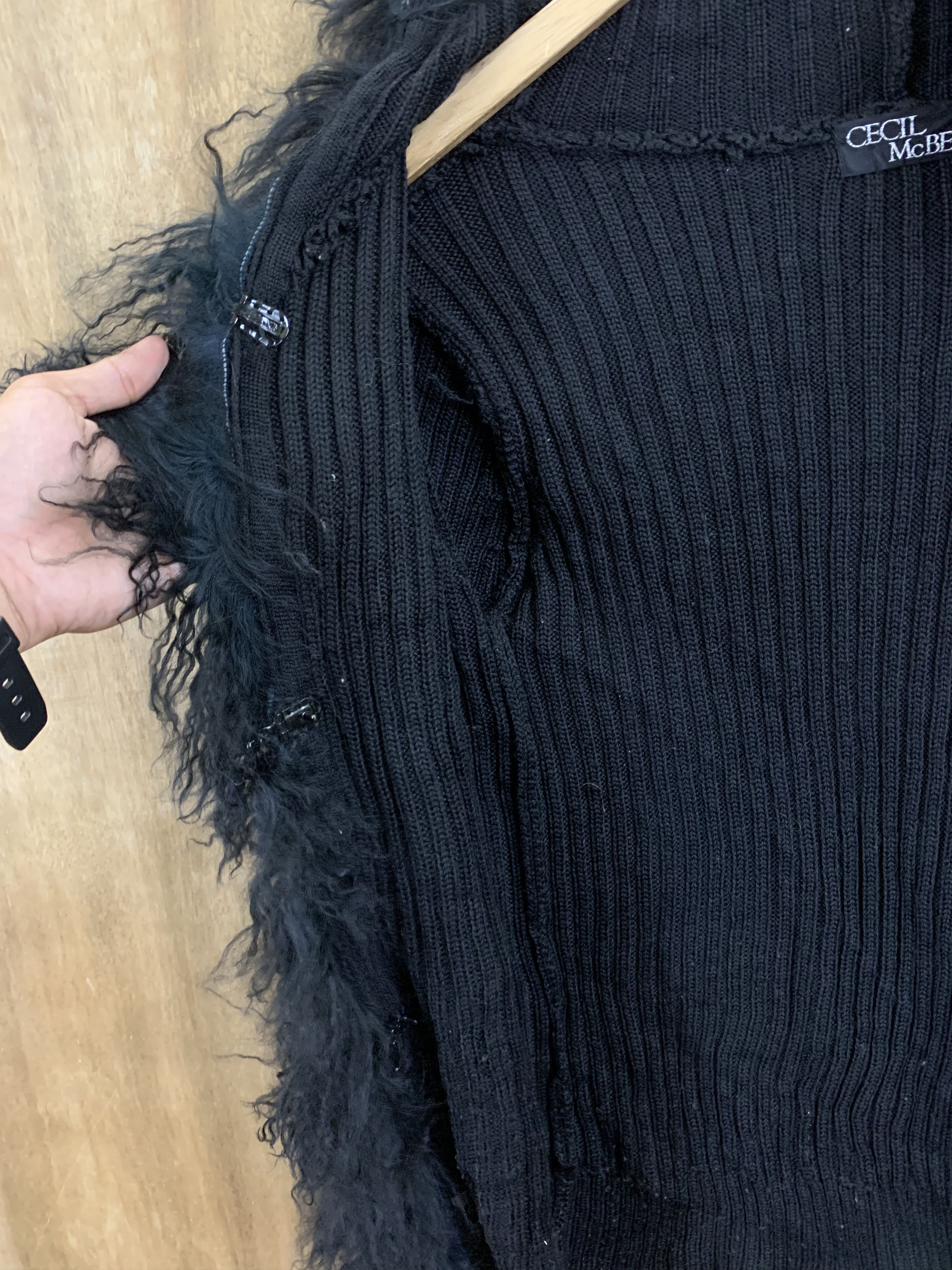 Homespun Knitwear Cecil Mcbee Black Knitwear Hoodies Style Vintage Size US M / EU 48-50 / 2 - 10 Thumbnail