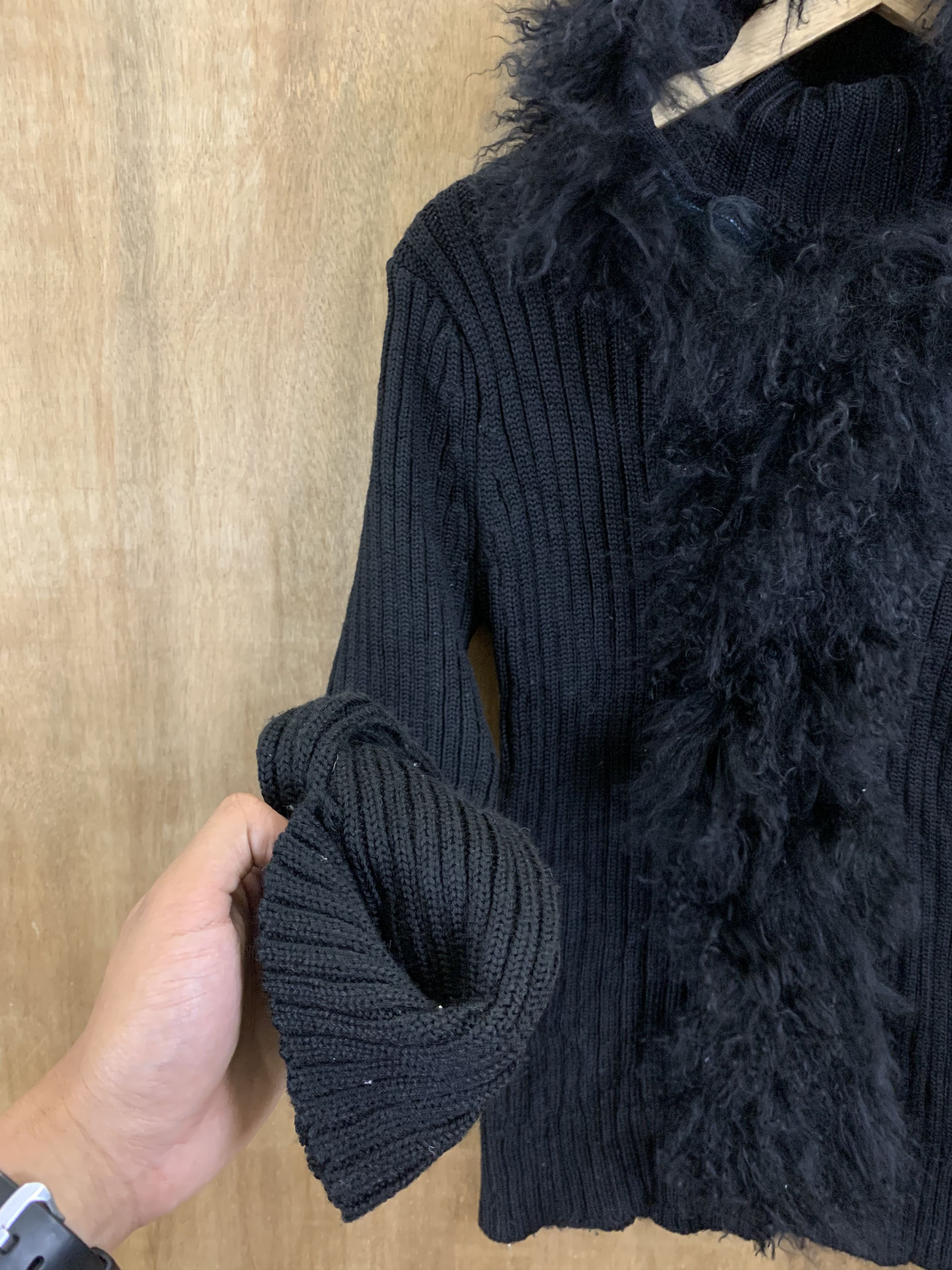 Homespun Knitwear Cecil Mcbee Black Knitwear Hoodies Style Vintage Size US M / EU 48-50 / 2 - 7 Thumbnail