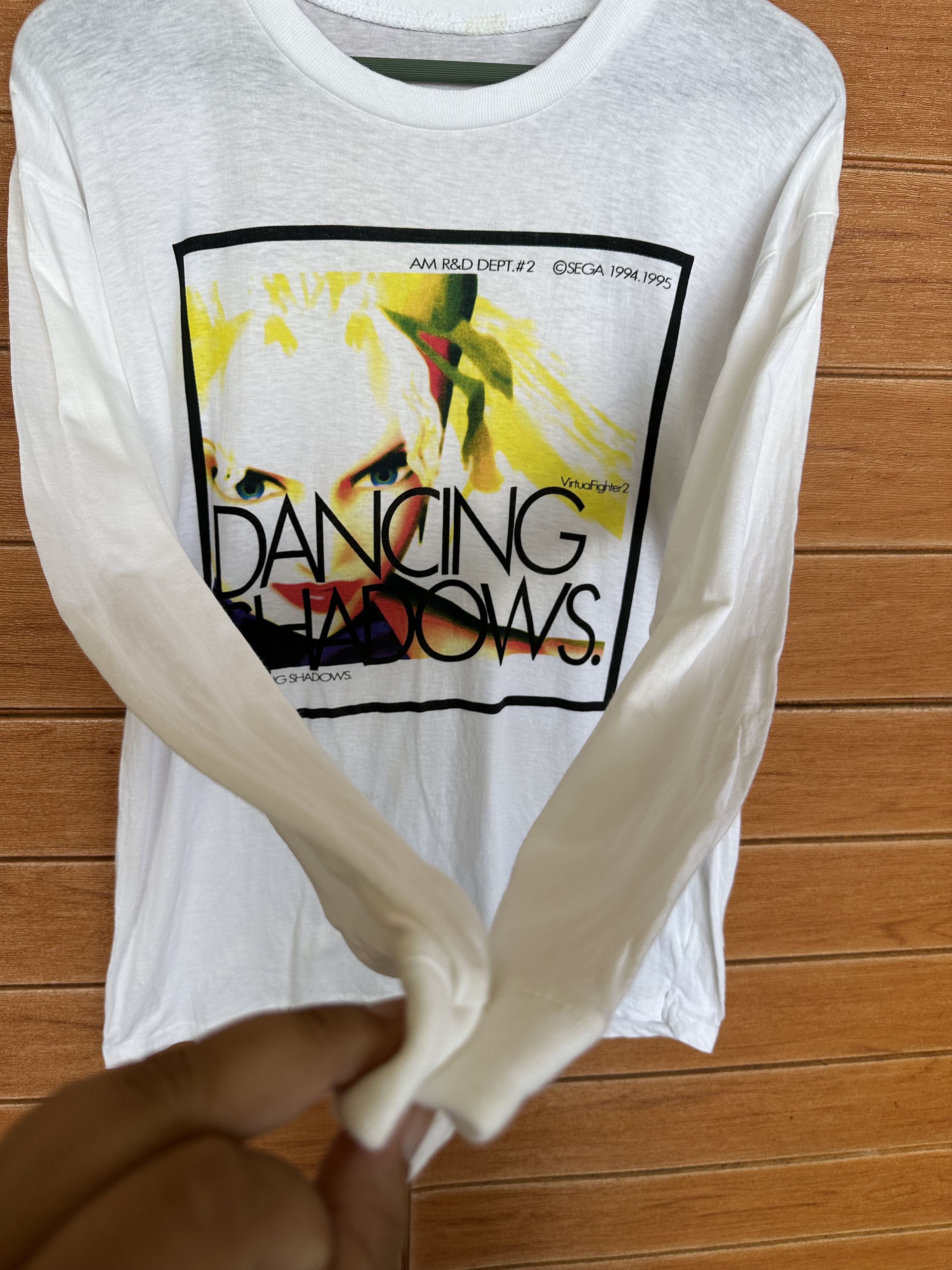 Vintage Vintage 90s SEGA Virtual Fighter 2 Dancing Shadows T-Shirt Size US M / EU 48-50 / 2 - 6 Thumbnail