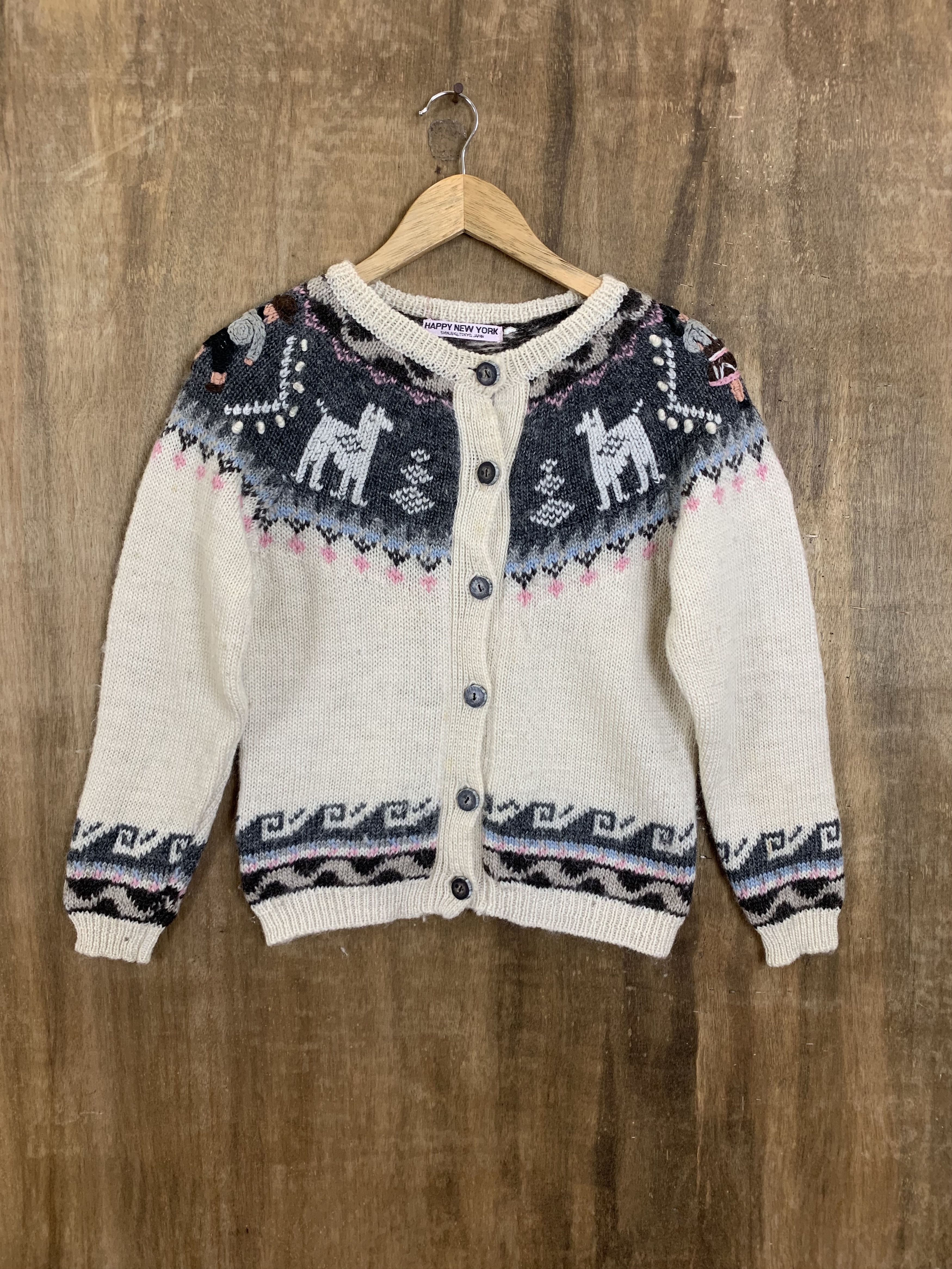 Japanese Brand Cardigan Shinjuku Tokyo Japan Mohair Style Size S / US 4 / IT 40 - 1 Thumbnail