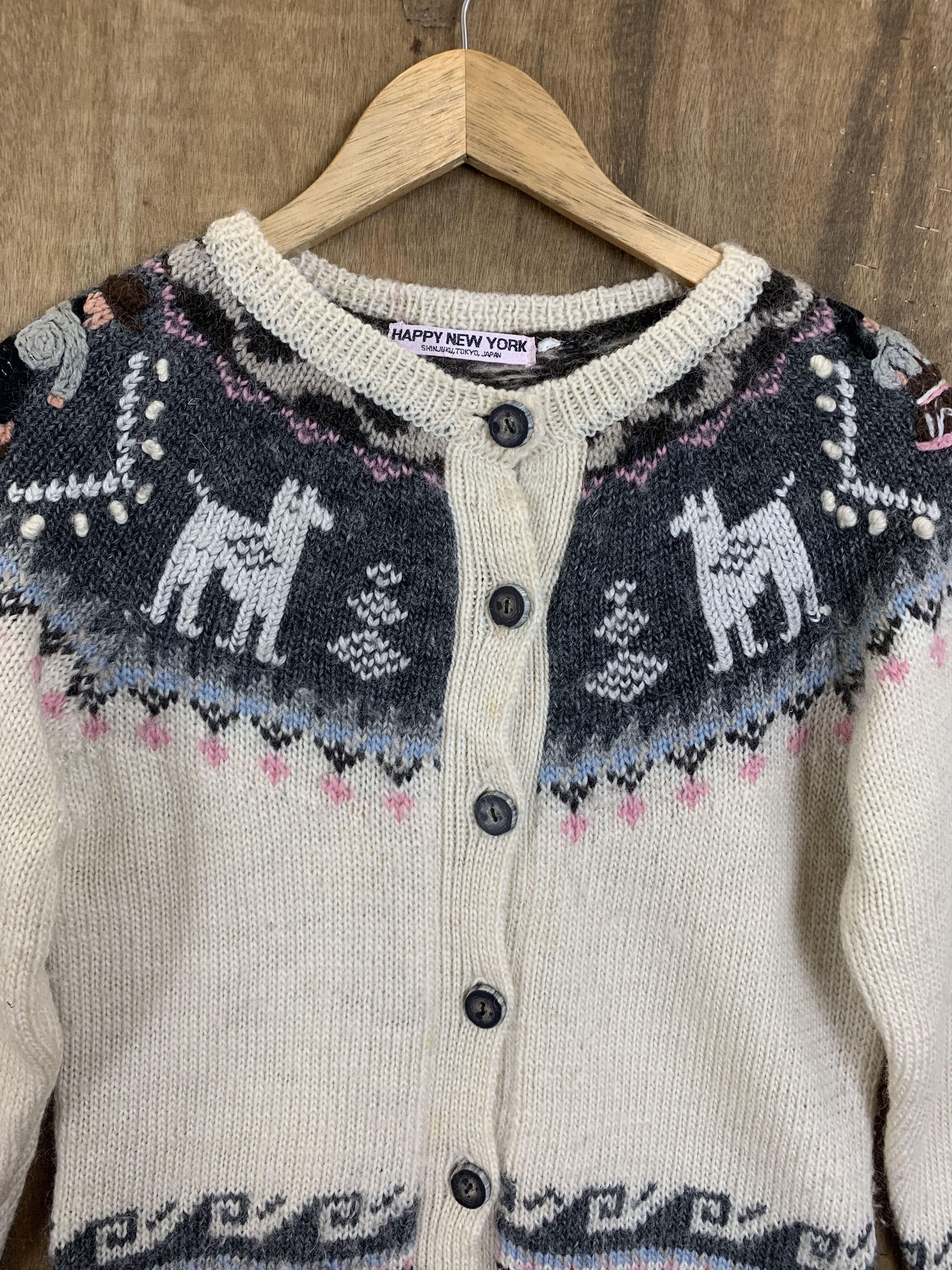 Japanese Brand Cardigan Shinjuku Tokyo Japan Mohair Style Size S / US 4 / IT 40 - 3 Thumbnail