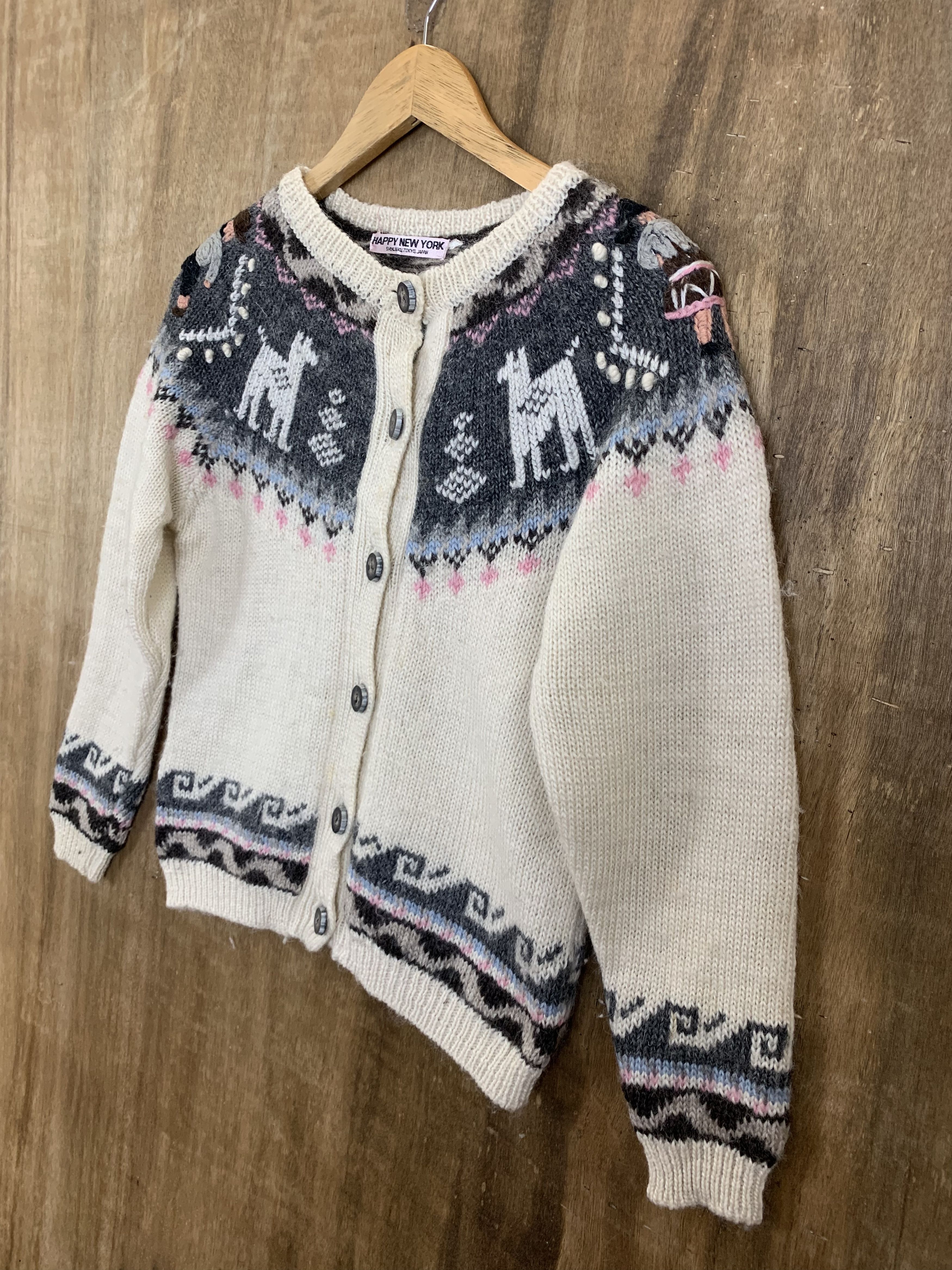 Japanese Brand Cardigan Shinjuku Tokyo Japan Mohair Style Size S / US 4 / IT 40 - 6 Thumbnail