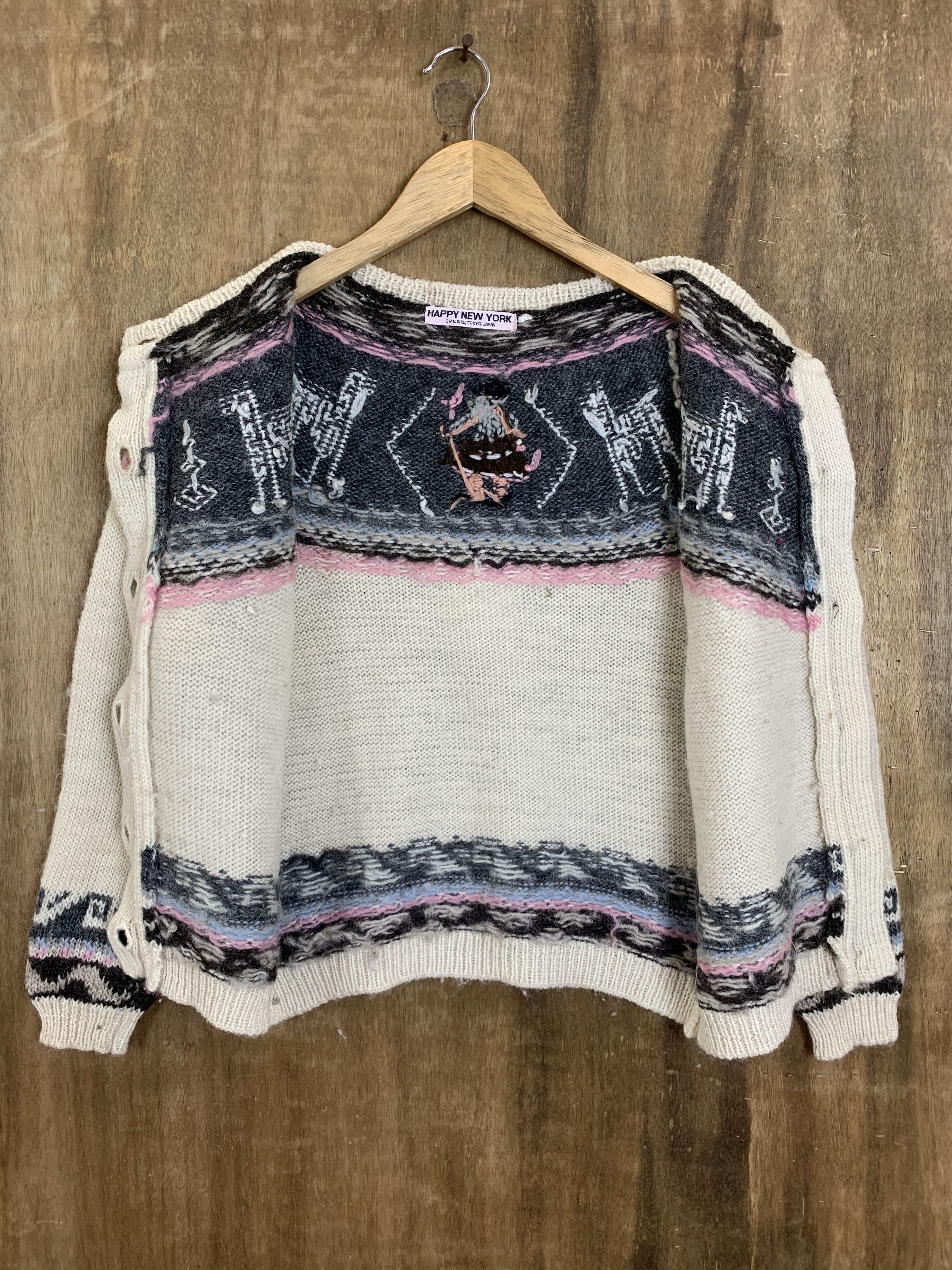 Japanese Brand Cardigan Shinjuku Tokyo Japan Mohair Style Size S / US 4 / IT 40 - 10 Thumbnail