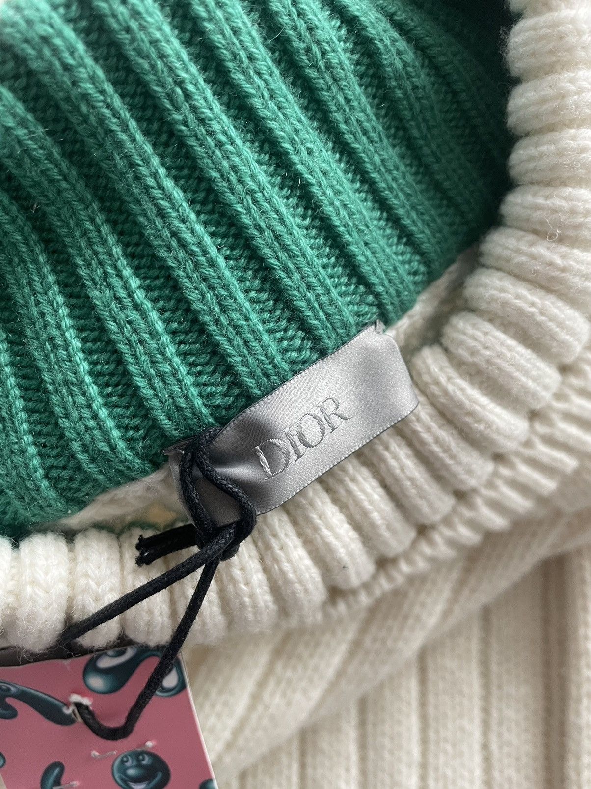 Dior Runway $2,750 Cashmere Virgin Wool Dior Logo Sweater Size US L / EU 52-54 / 3 - 4 Thumbnail