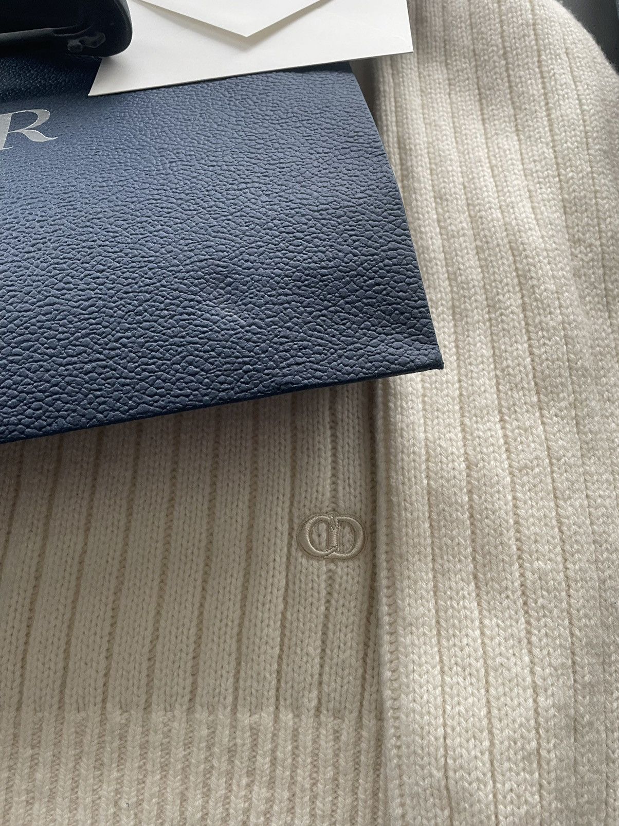 Dior Runway $2,750 Cashmere Virgin Wool Dior Logo Sweater Size US L / EU 52-54 / 3 - 13 Thumbnail