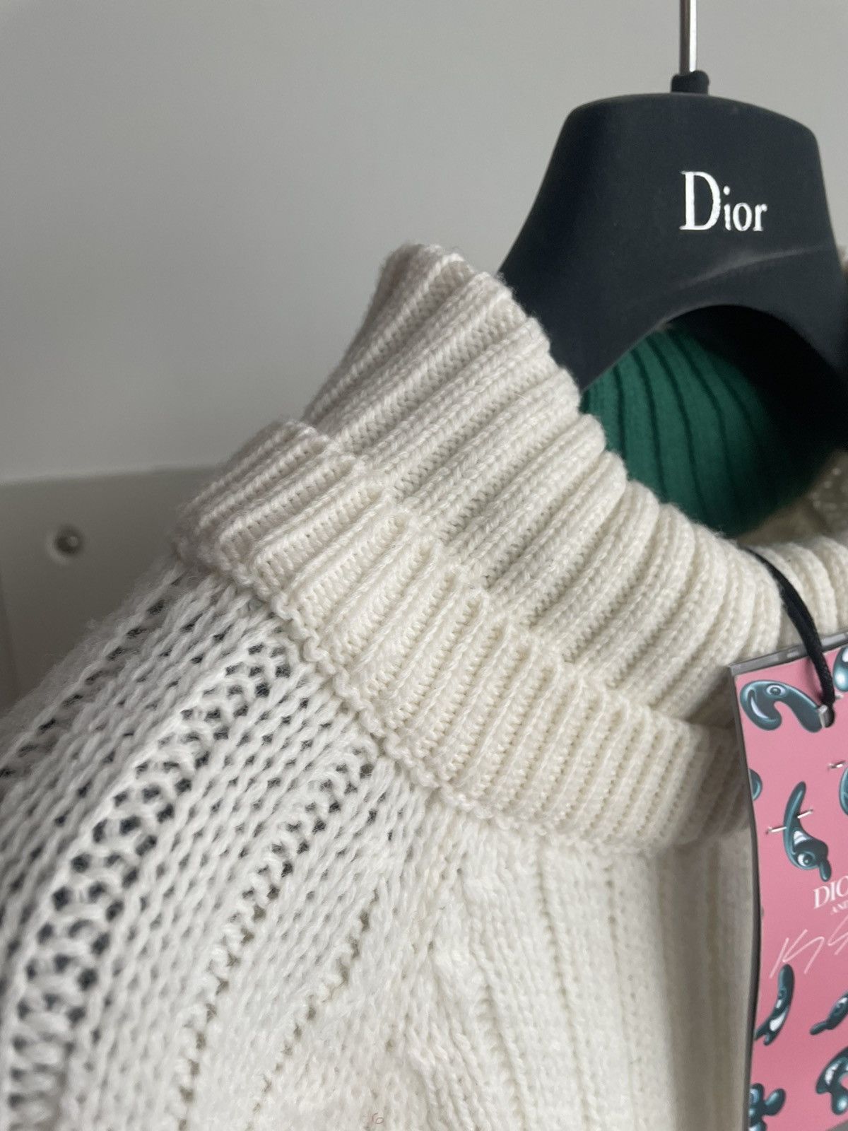 Dior Runway $2,750 Cashmere Virgin Wool Dior Logo Sweater Size US L / EU 52-54 / 3 - 10 Thumbnail