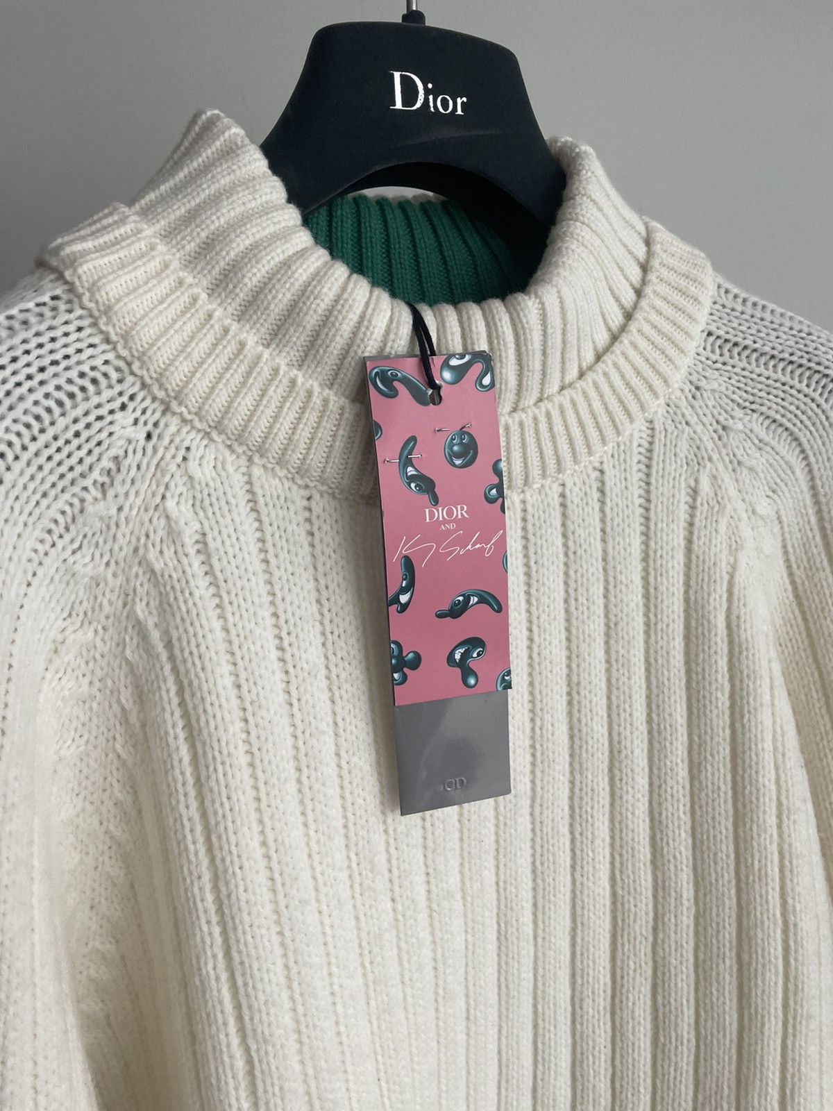 Dior Runway $2,750 Cashmere Virgin Wool Dior Logo Sweater Size US L / EU 52-54 / 3 - 20 Thumbnail