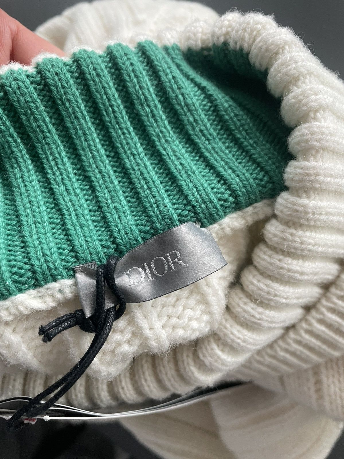 Dior Runway $2,750 Cashmere Virgin Wool Dior Logo Sweater Size US L / EU 52-54 / 3 - 3 Thumbnail