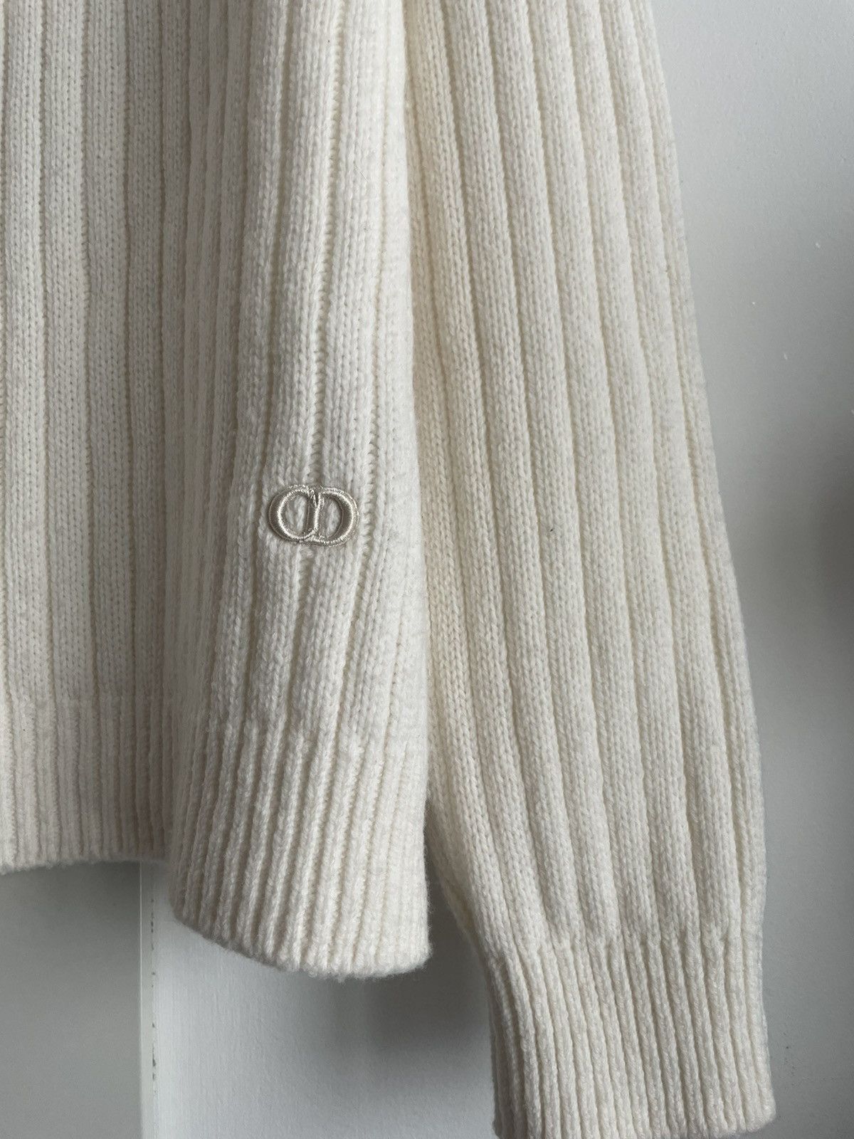 Dior Runway $2,750 Cashmere Virgin Wool Dior Logo Sweater Size US L / EU 52-54 / 3 - 17 Thumbnail