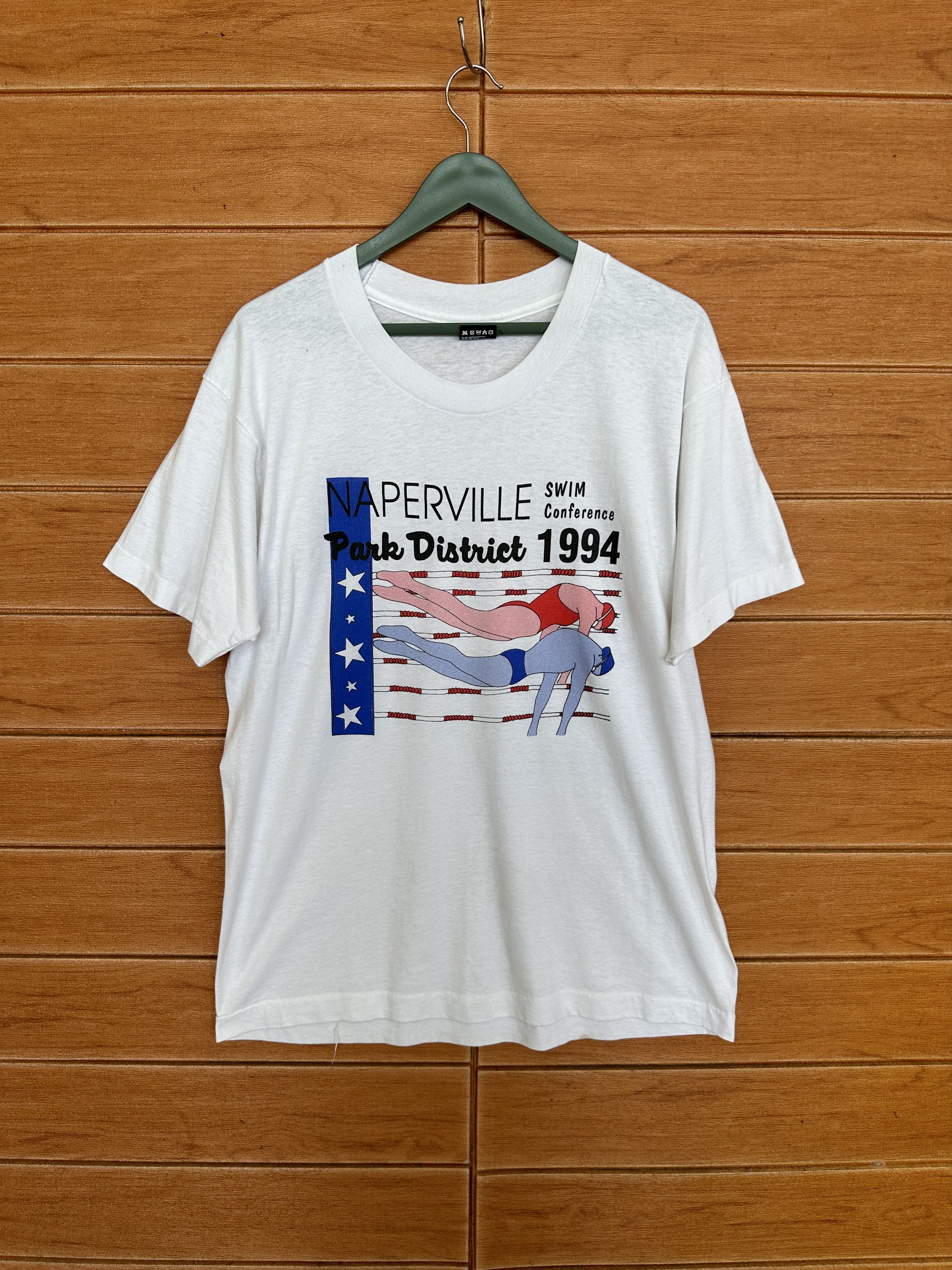 Vintage Vintage 90s Naperville Swim Conference Park District 1994 Size US L / EU 52-54 / 3 - 2 Thumbnail